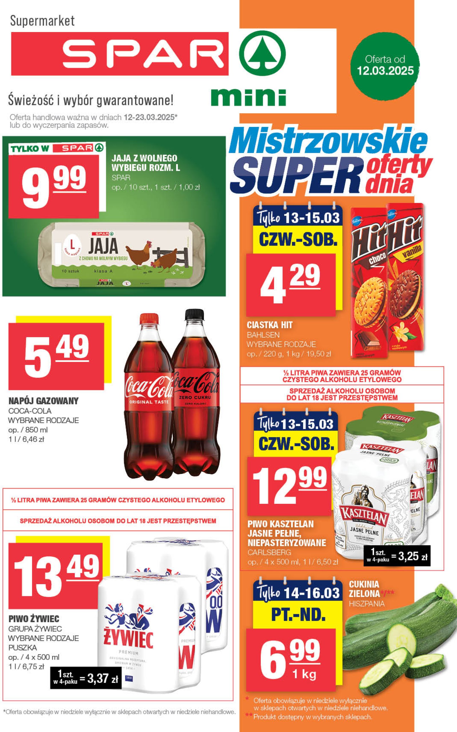 spar - SPAR - Mini gazetka ważna od 12.03. - 23.03.