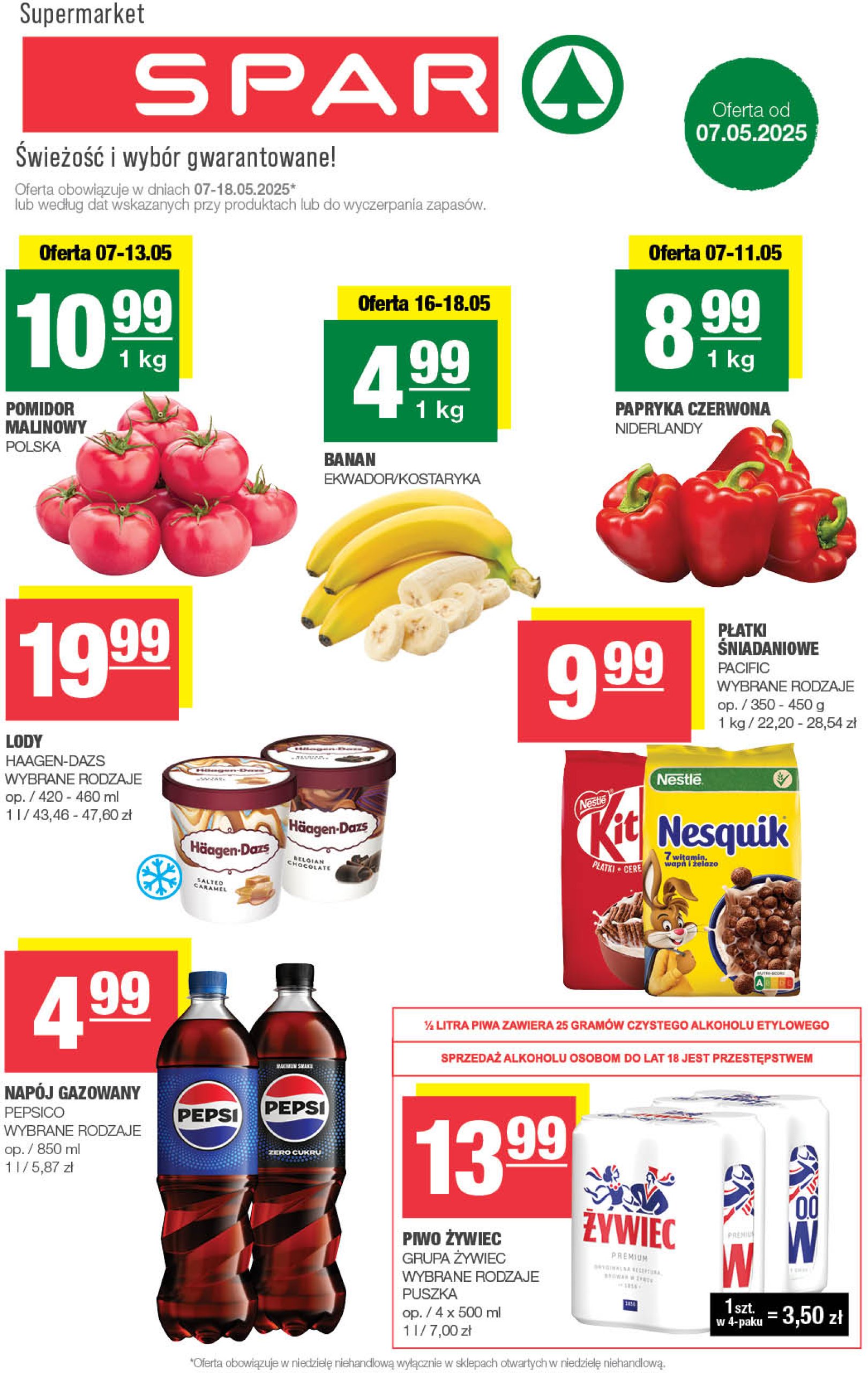 spar - SPAR gazetka ważna od 07.05. - 18.05.