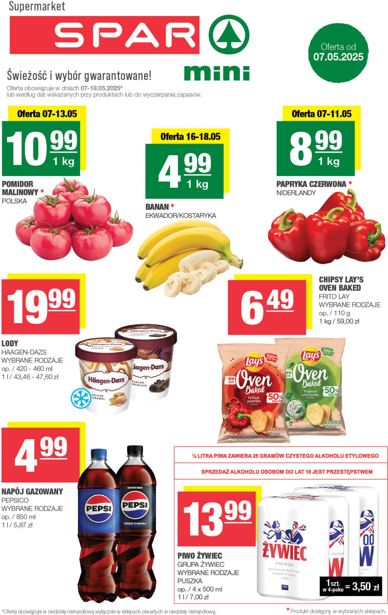spar - SPAR - Mini gazetka ważna od 07.05. - 18.05.