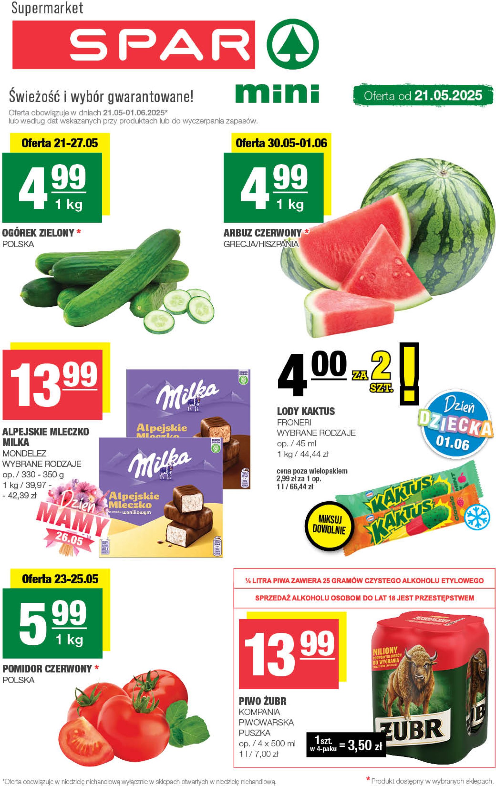 spar - SPAR - Mini gazetka ważna od 21.05. - 01.06.
