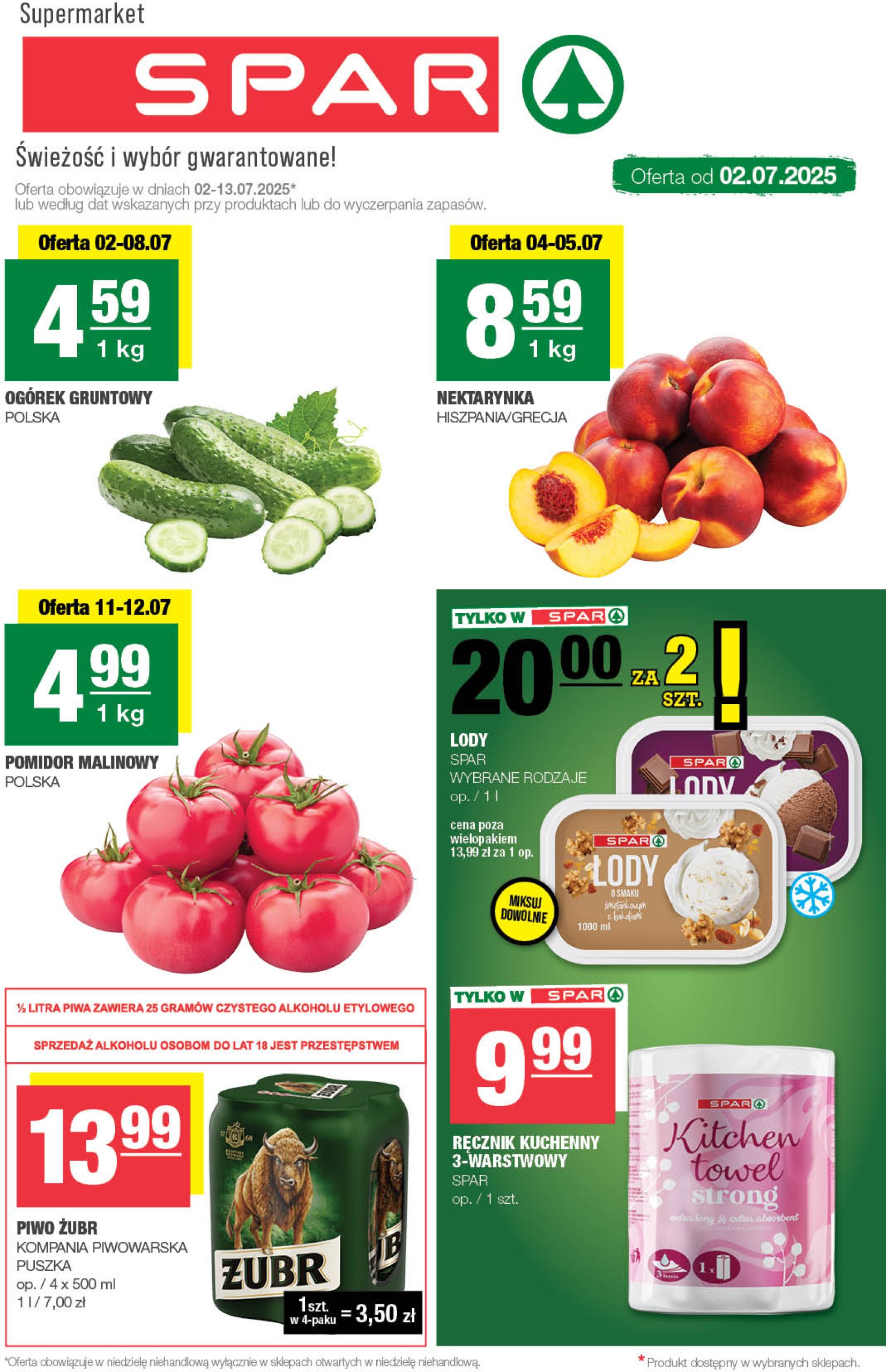 spar - Gazetka SPAR ważna od 02.07. - 13.07.