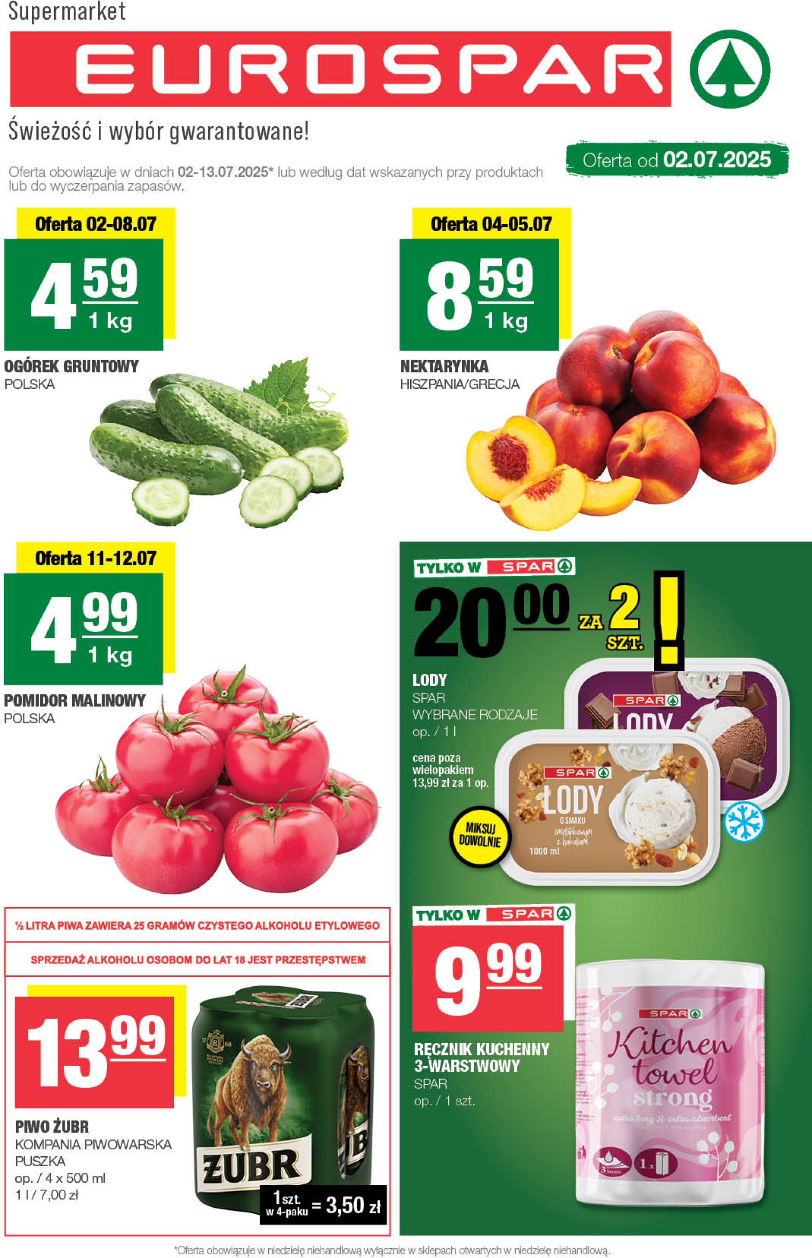 spar - Gazetka EUROSPAR ważna od 02.07. - 13.07.