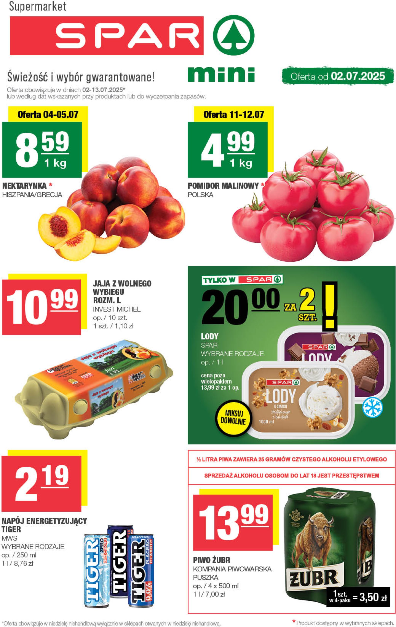 spar - Gazetka SPAR - Mini ważna od 02.07. - 13.07.