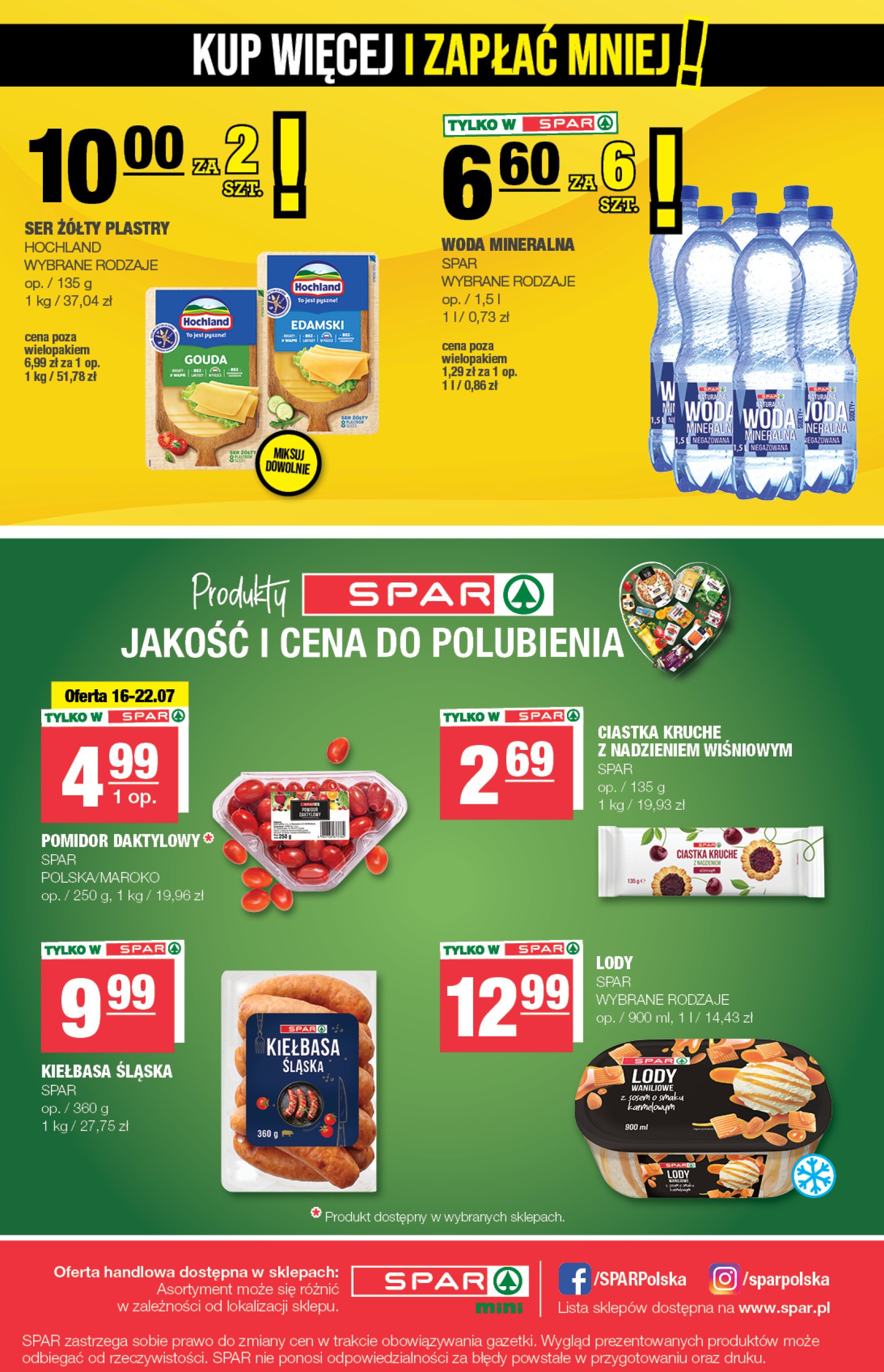 spar - Gazetka SPAR - Mini ważna od 16.07. - 27.07. - page: 4