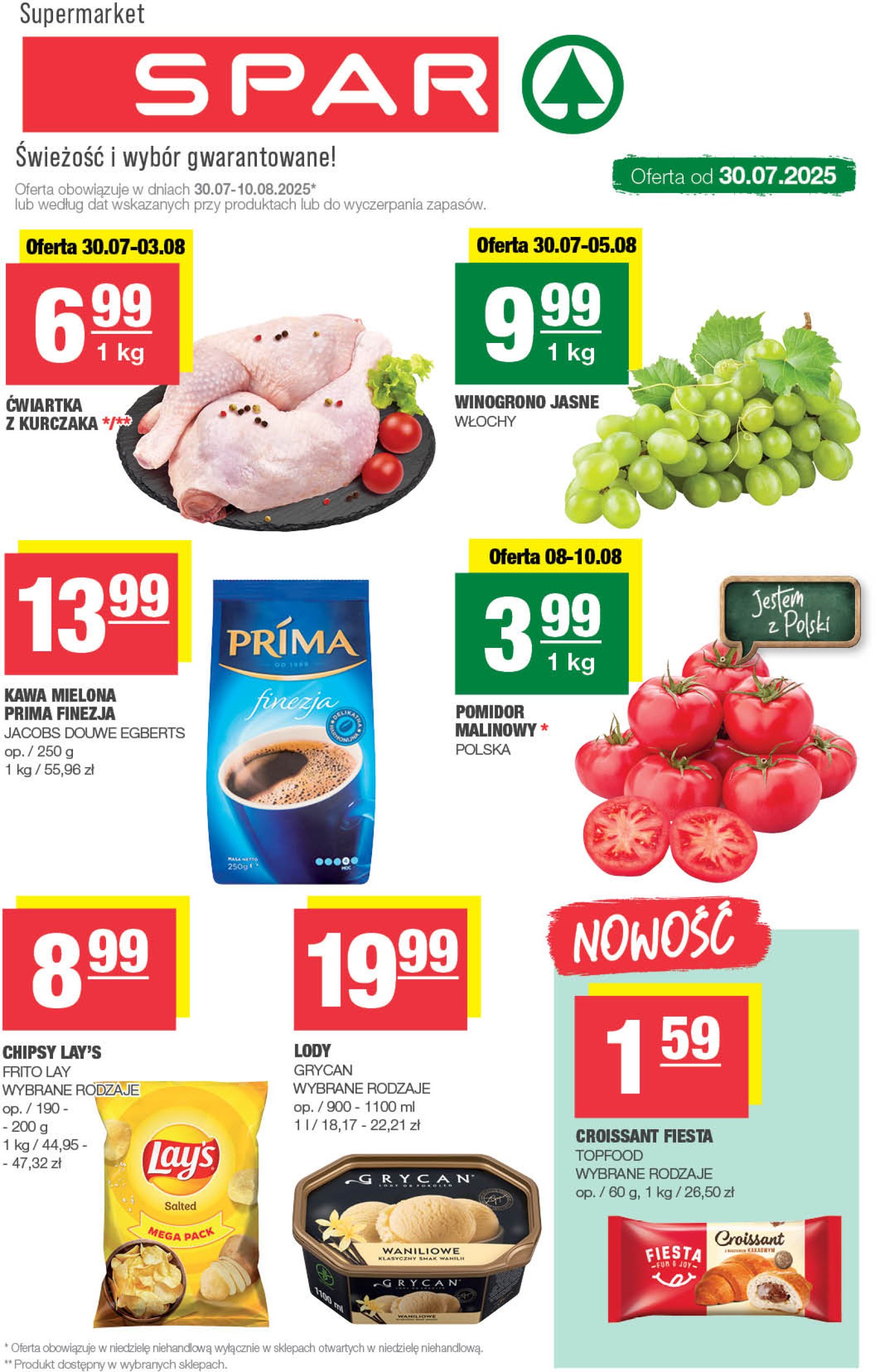 spar - Gazetka SPAR ważna od 30.07. - 10.08. - page: 1