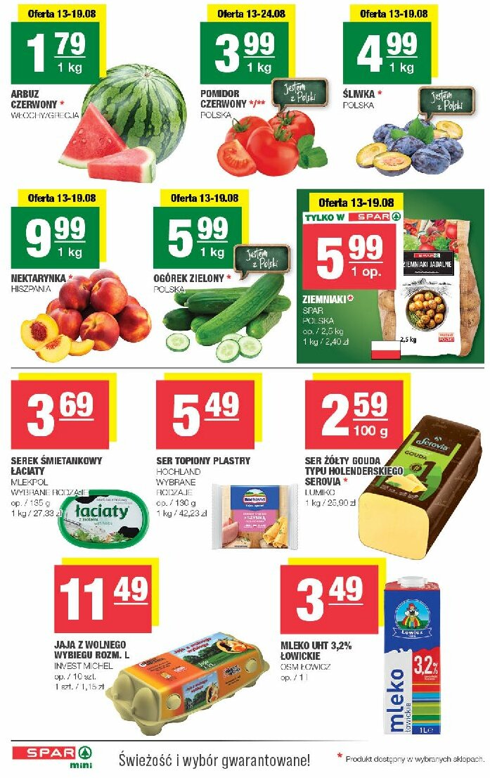 spar - Gazetka SPAR - Mini - ważna od 13.08. do 24.08. - page: 2