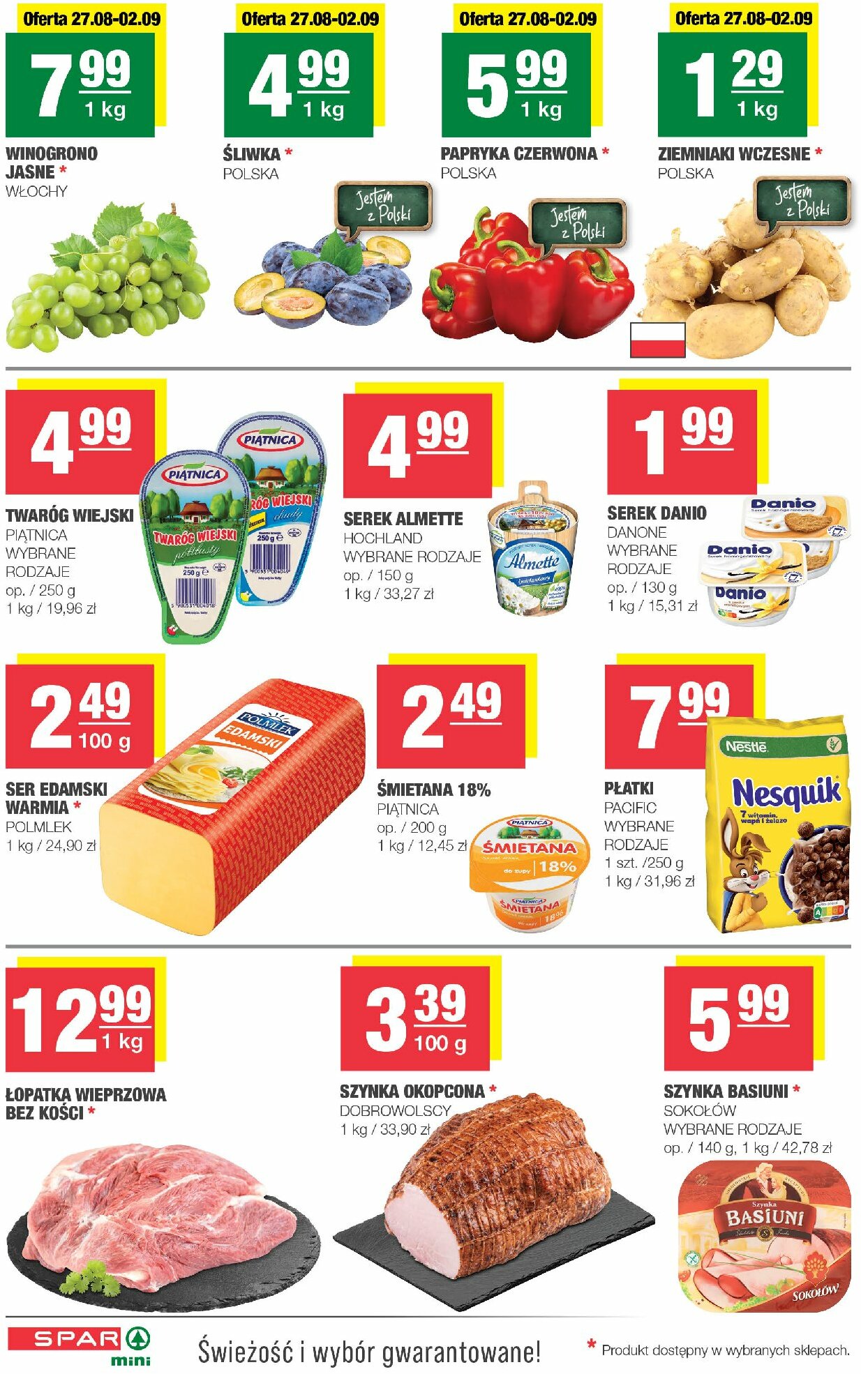 spar - Gazetka SPAR - Mini - ważna od 27.08. do 07.09. - page: 2