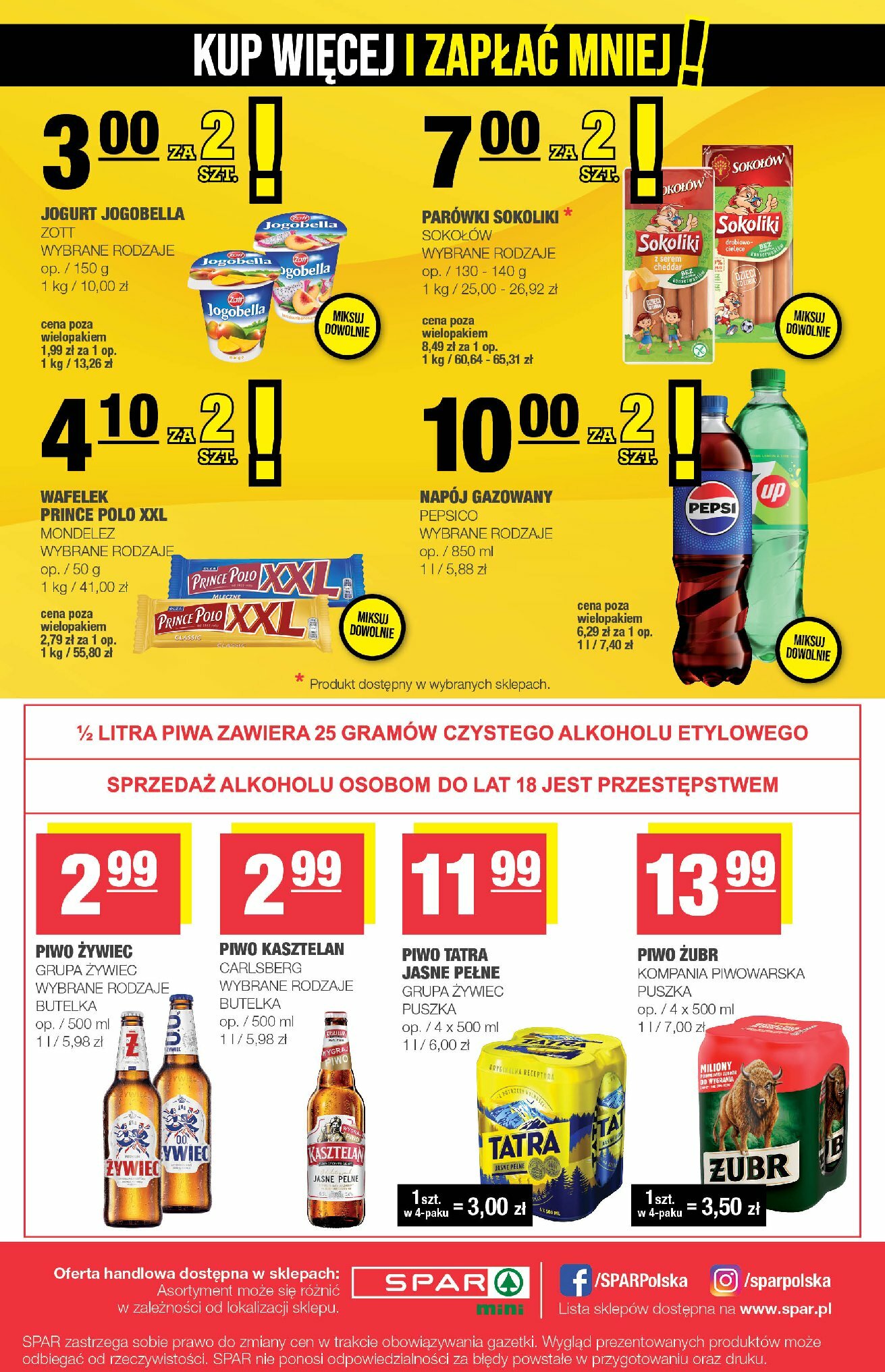 spar - Gazetka SPAR - Mini - ważna od 27.08. do 07.09. - page: 4
