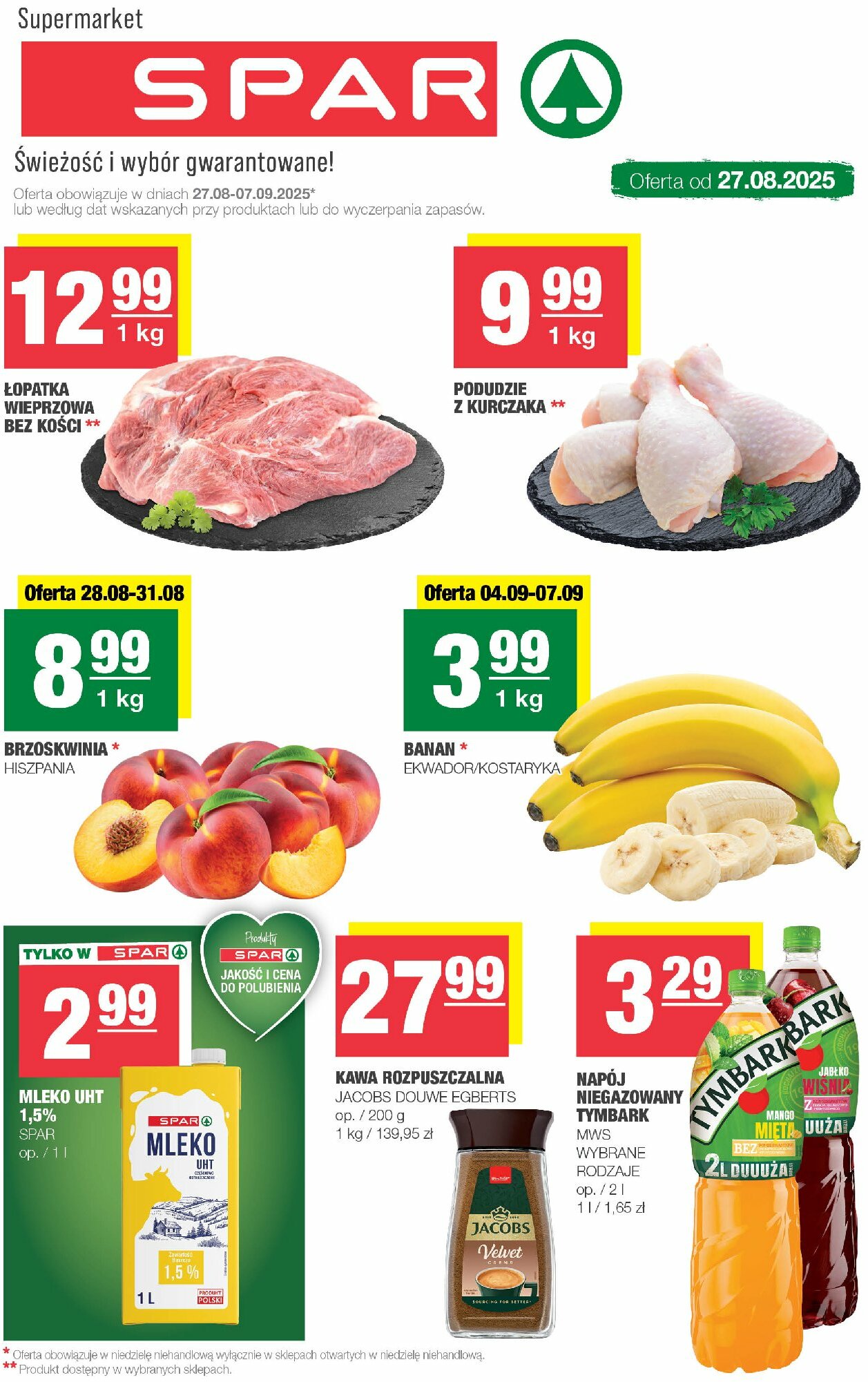 spar - Gazetka SPAR - ważna od 27.08. do 07.09. - page: 1