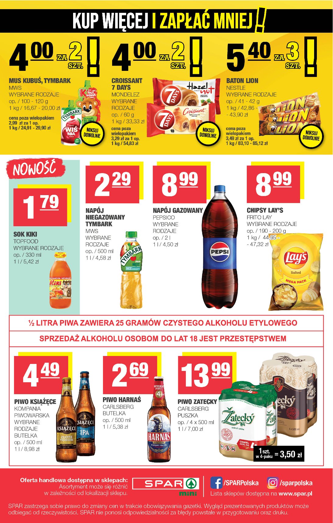 spar - Gazetka SPAR - Mini - ważna od 10.09. do 21.09. - page: 4