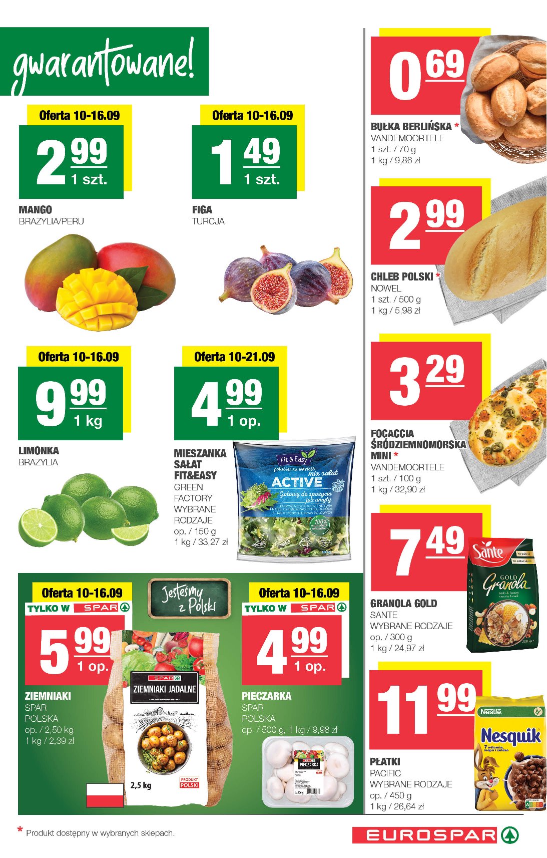 spar - Gazetka EUROSPAR - ważna od 10.09. do 21.09. - page: 3