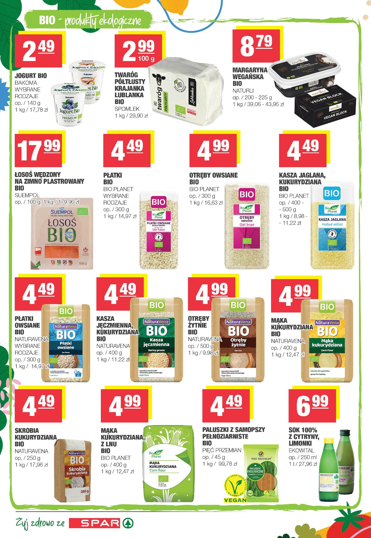 spar - Gazetka SPAR - Żyj zdrowo - ważna od 10.09. do 23.09. - page: 2