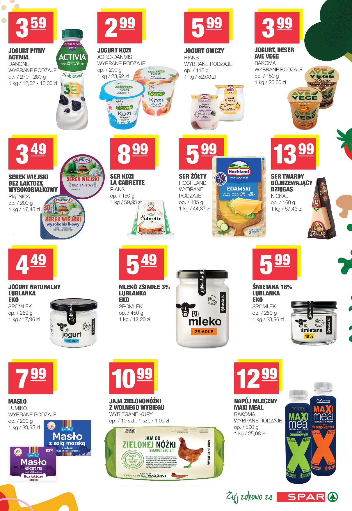 spar - Gazetka SPAR - Żyj zdrowo - ważna od 10.09. do 23.09. - page: 3