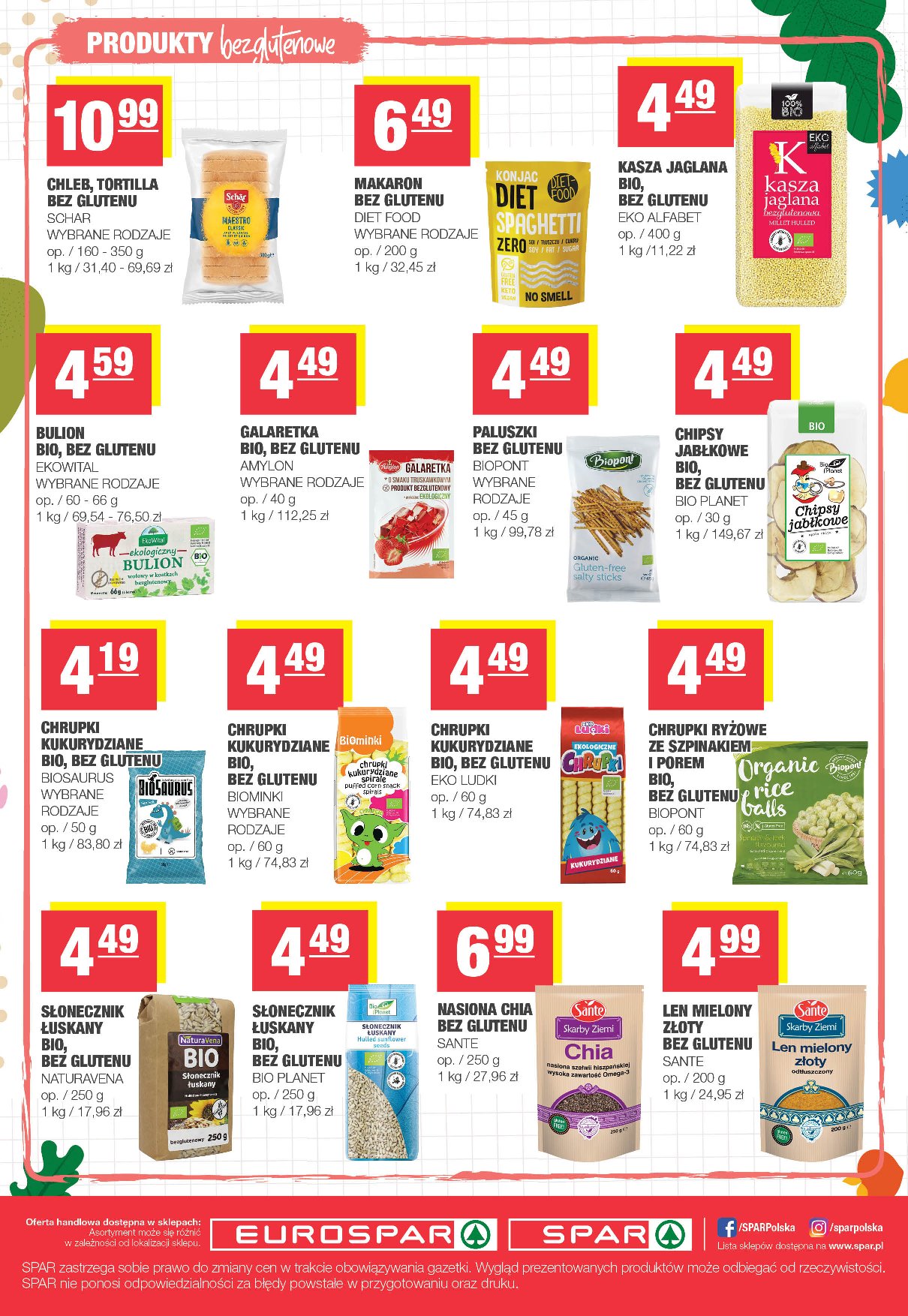 spar - Gazetka SPAR - Żyj zdrowo - ważna od 10.09. do 23.09. - page: 8