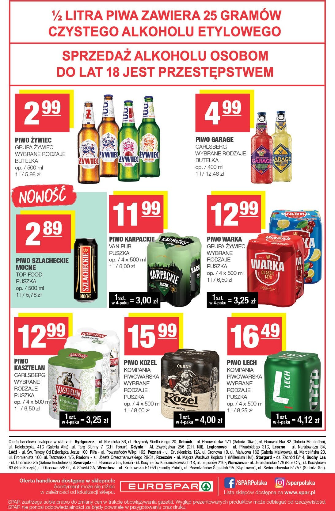 spar - Gazetka EUROSPAR - ważna od 24.09. do 05.10. - page: 16