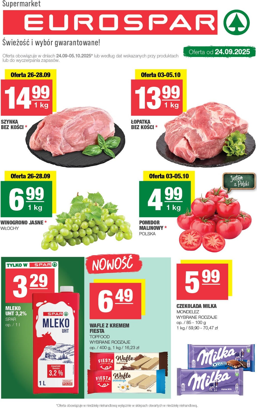 spar - Gazetka EUROSPAR - ważna od 24.09. do 05.10.