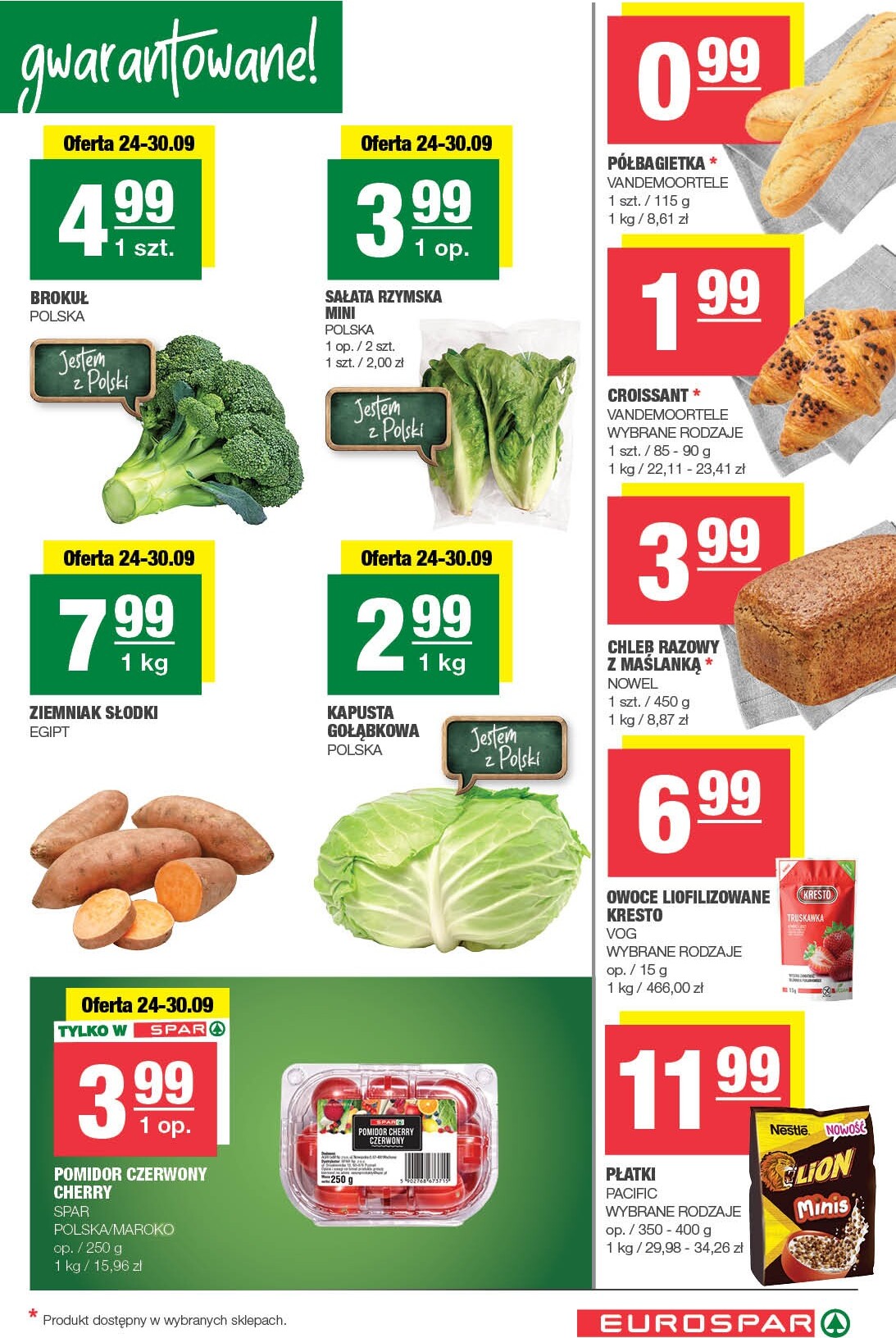 spar - Gazetka EUROSPAR - ważna od 24.09. do 05.10. - page: 3