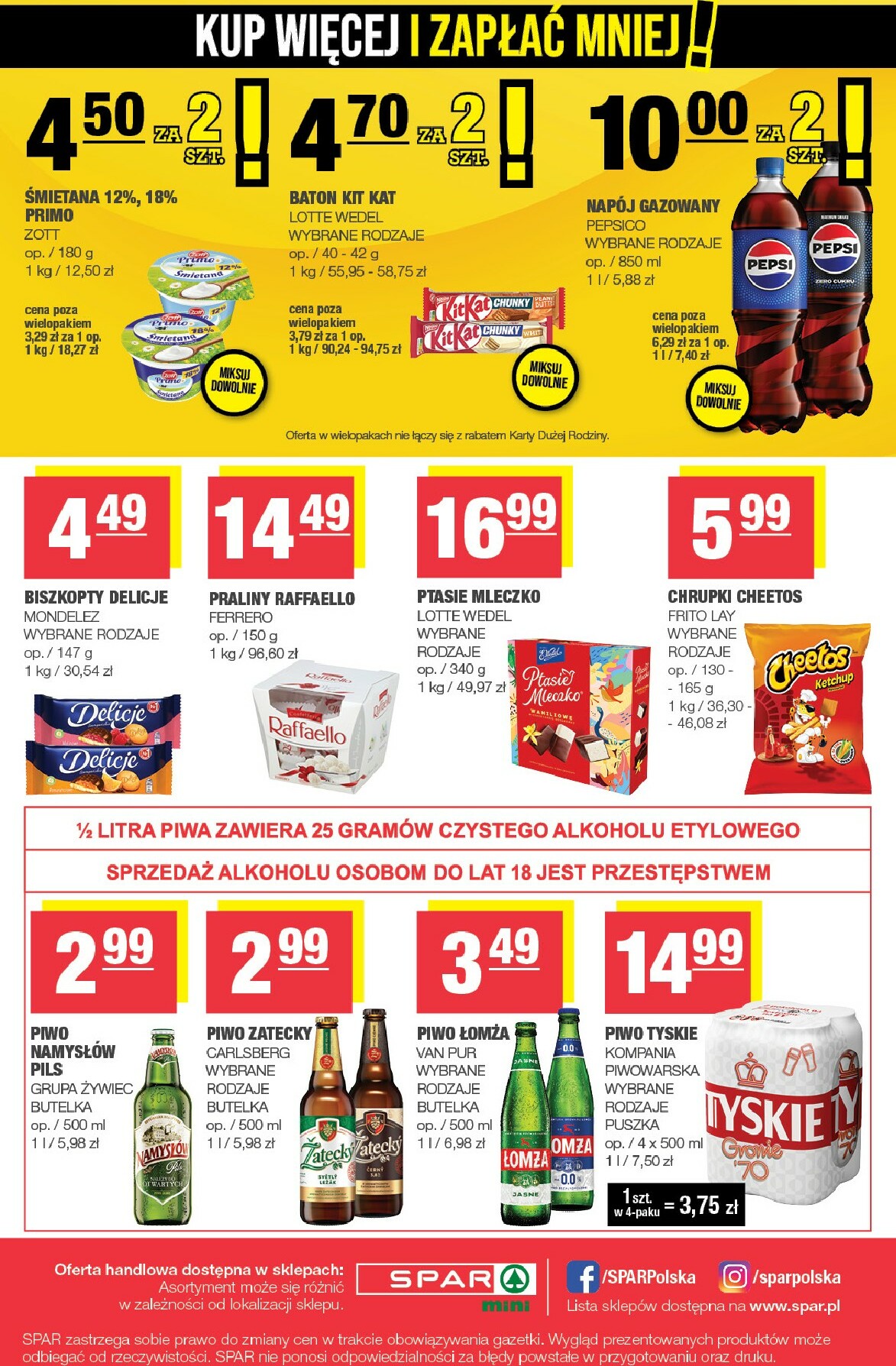 spar - Gazetka SPAR - Mini - ważna od 08.10. do 19.10. - page: 4