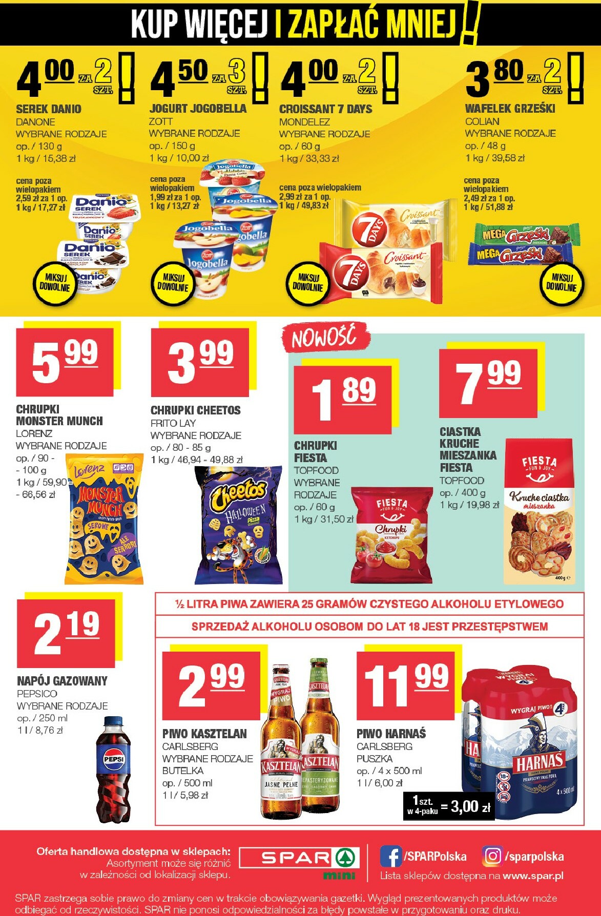 spar - Gazetka SPAR - Mini - ważna od 22.10. do 02.11. - page: 4