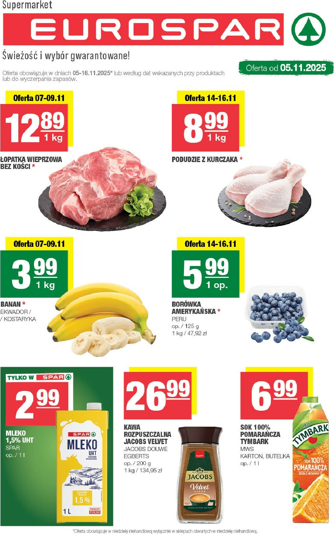spar - Gazetka EUROSPAR - ważna od 05.11. do 16.11.