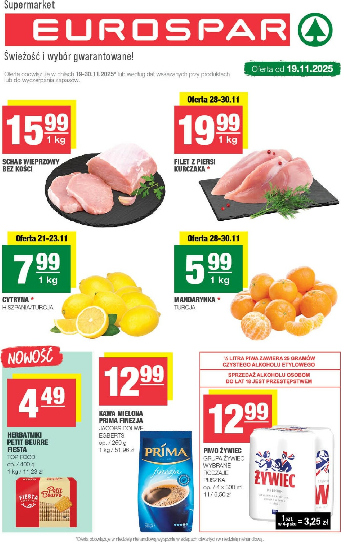 spar - Gazetka EUROSPAR - ważna od 19.11. do 30.11.