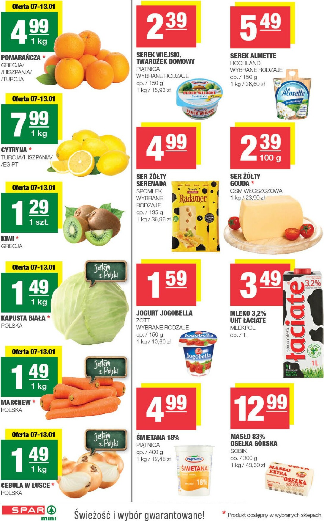 spar - Gazetka SPAR - Mini - ważna od 07.01. do 18.01. - page: 2