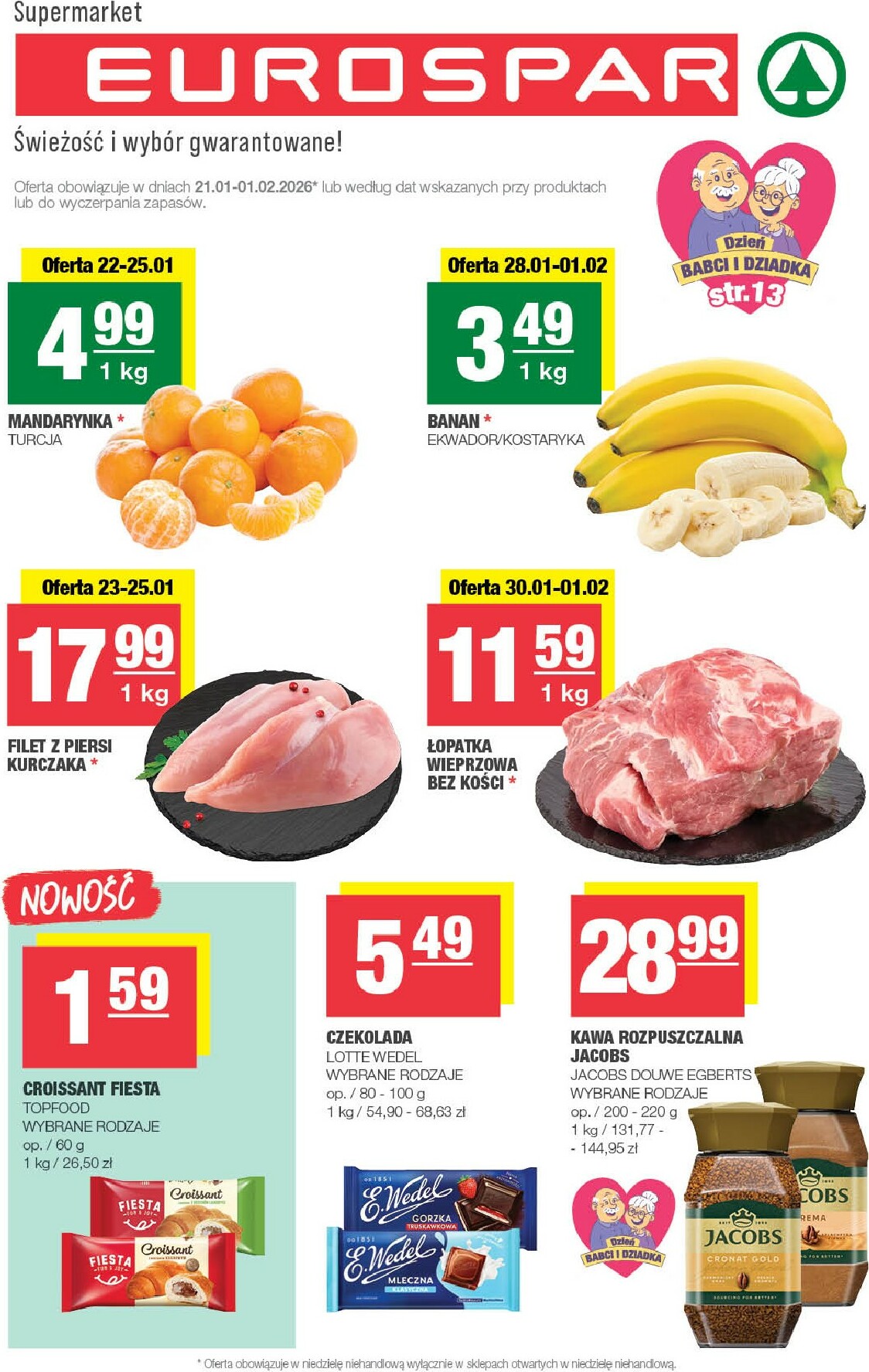 spar - Gazetka EUROSPAR - ważna od 21.01. do 01.02. - page: 1