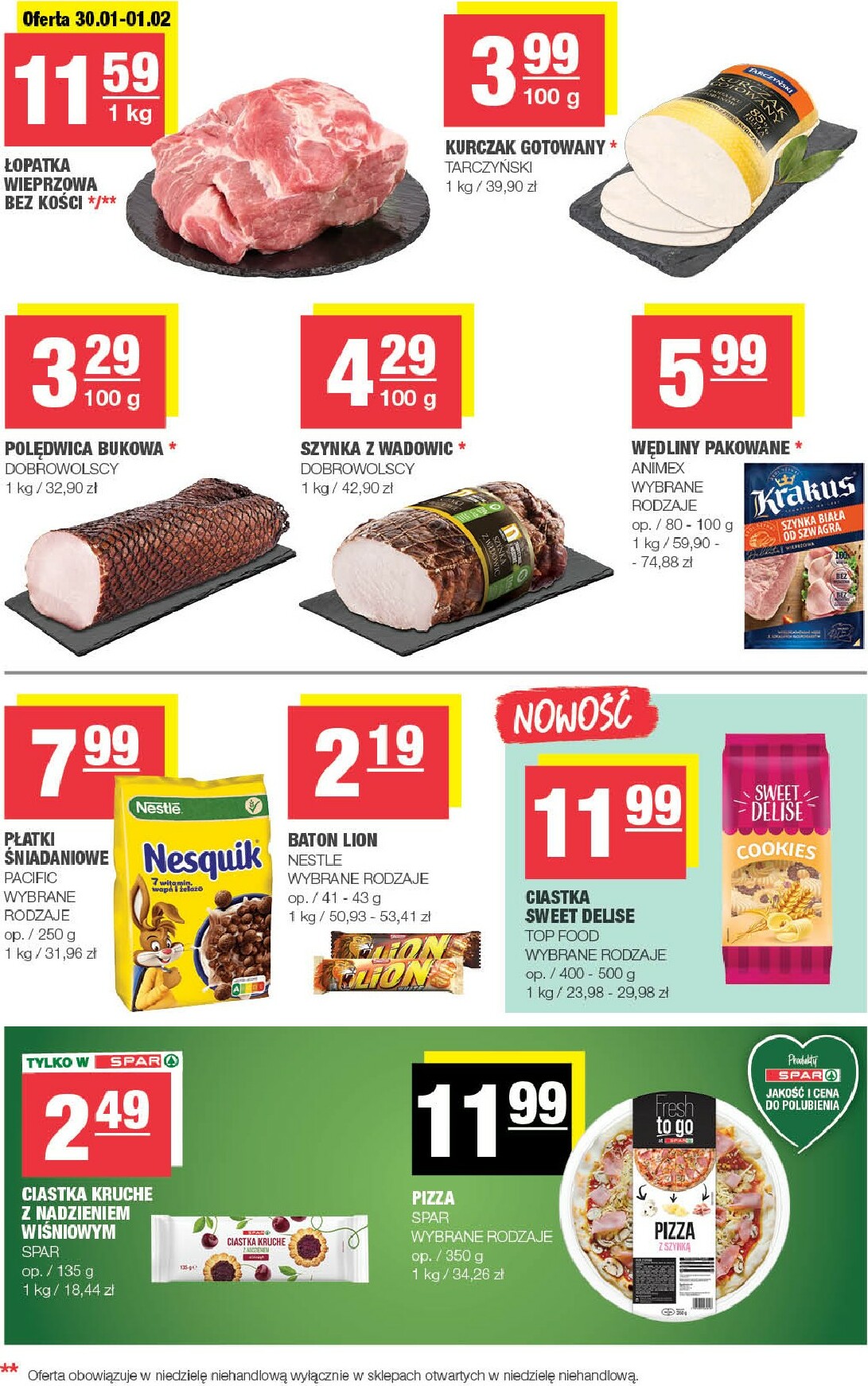 spar - Gazetka SPAR - Mini - ważna od 21.01. do 01.02. - page: 3
