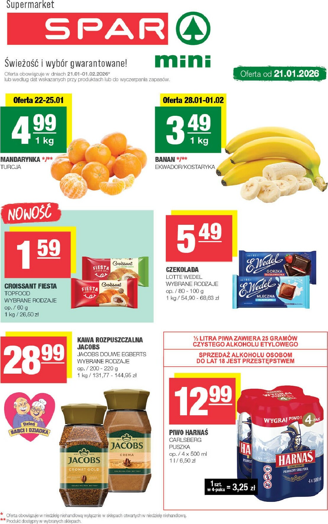 spar - Gazetka SPAR - Mini - ważna od 21.01. do 01.02.