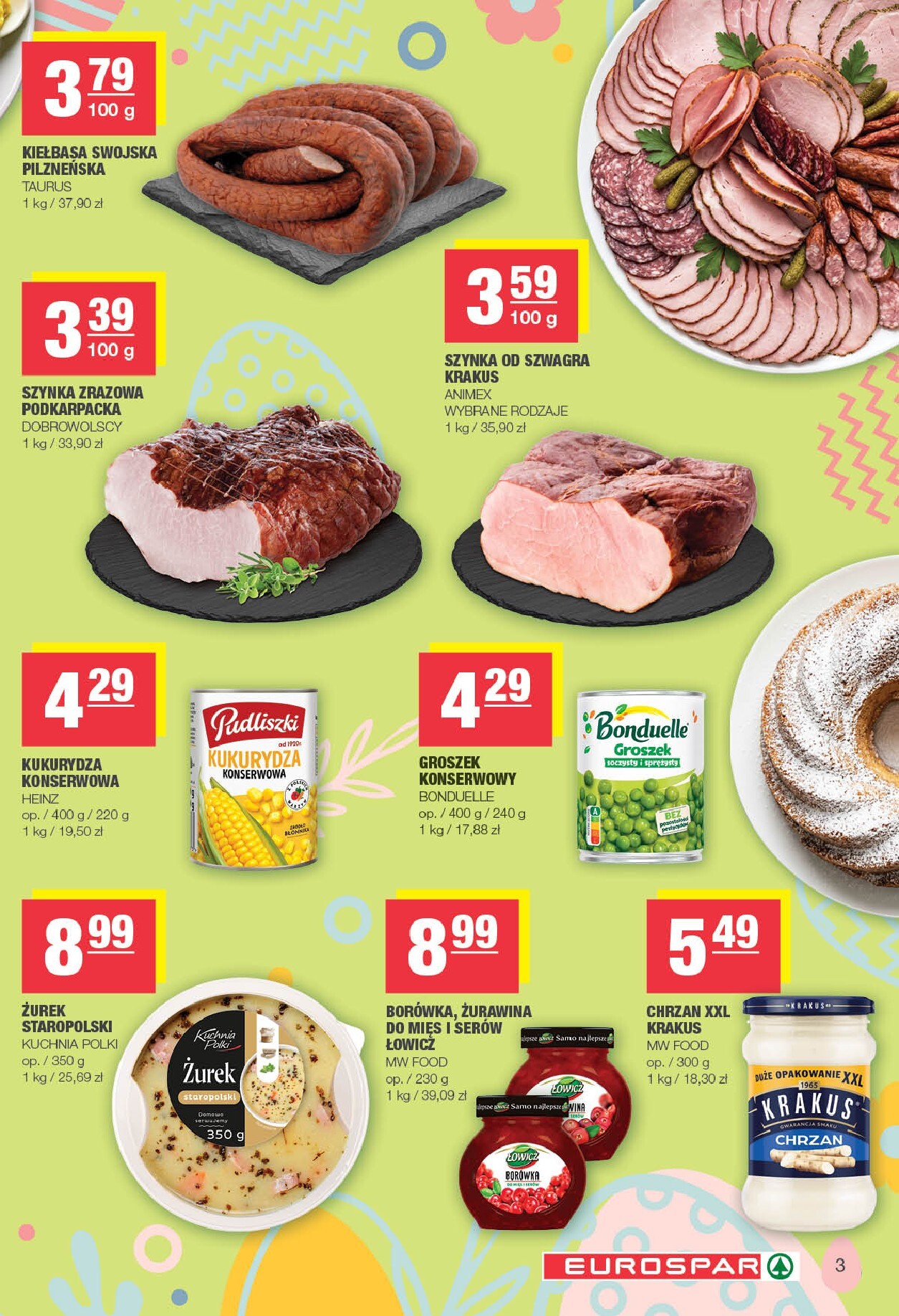 spar - Gazetka EUROSPAR - ważna od 23.03.2026 do 04.04.2026 - page: 3