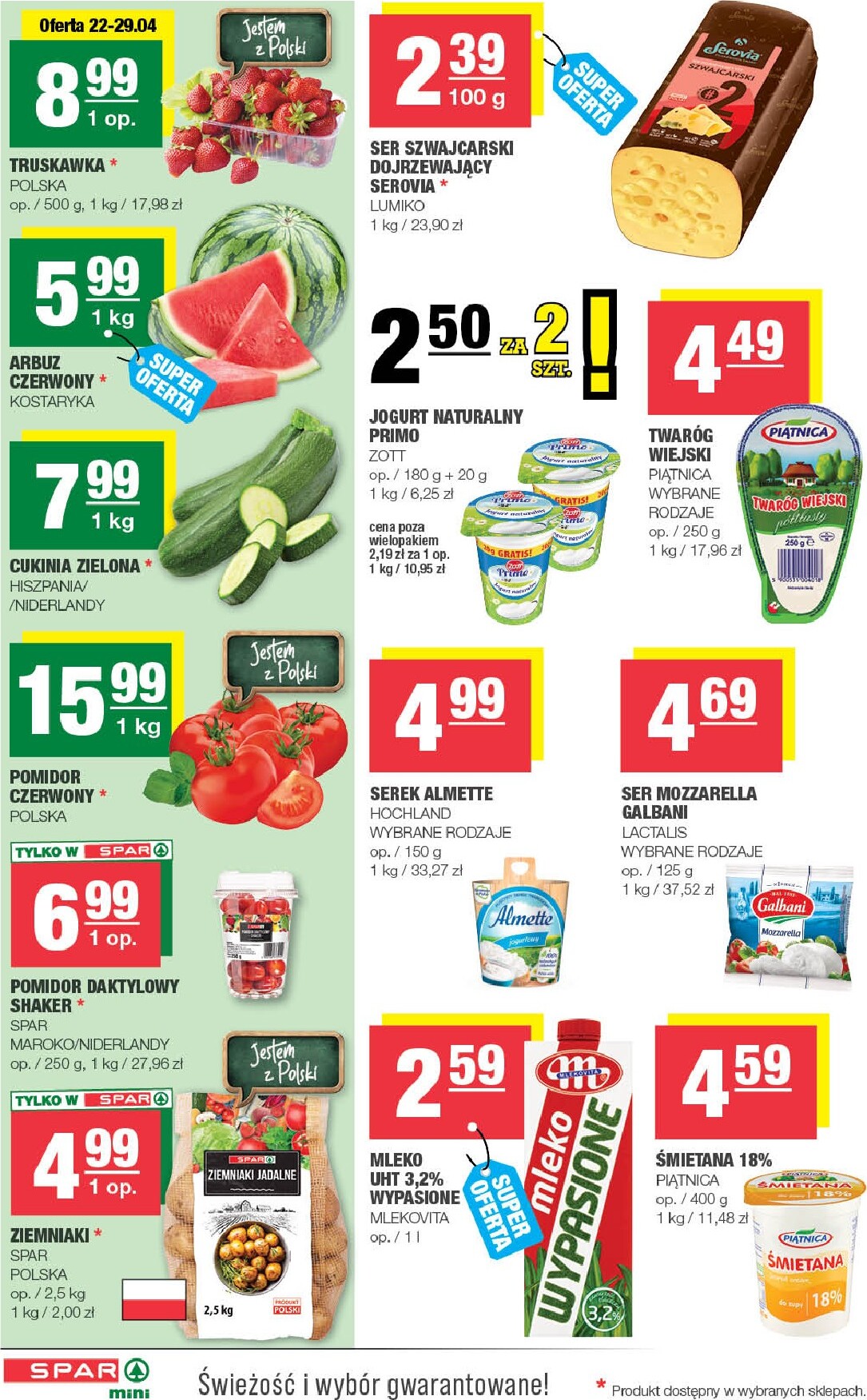 spar - Nowa gazetka SPAR - Mini ważna od 22.04.2026 do 03.05.2026 - page: 2