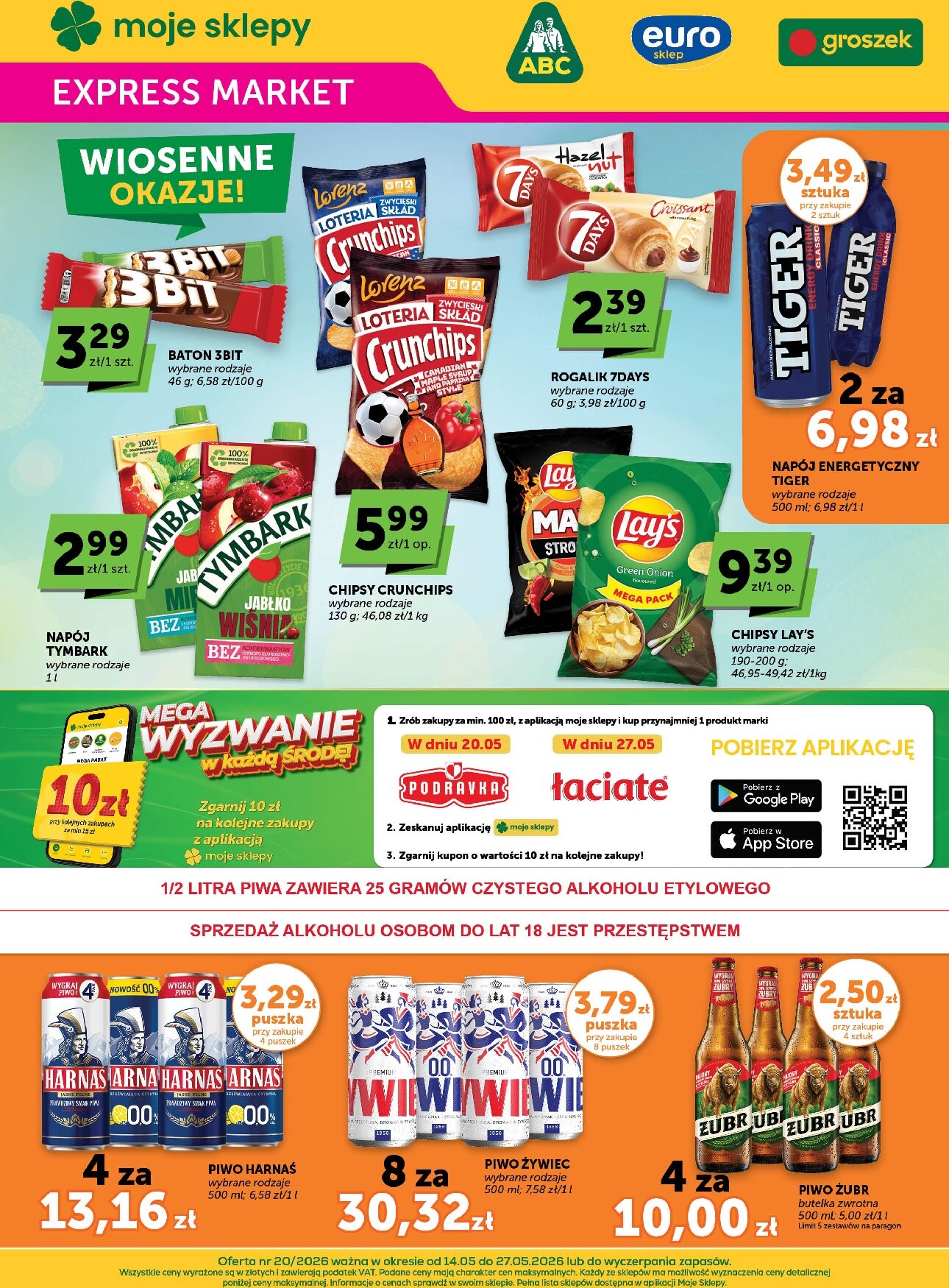 groszek - Aktualna gazetka Groszek - Expressmarket ważna od 14.05.2026 do 27.05.2026 - page: 1