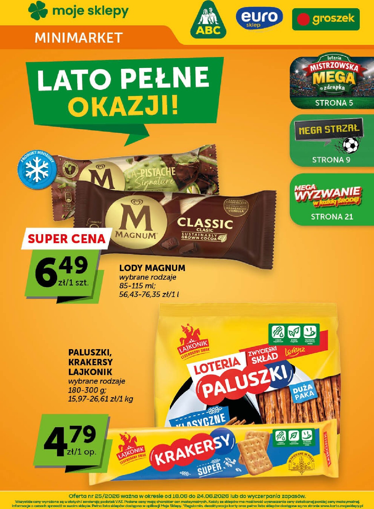 groszek - Nowa gazetka Groszek - Minimarket ważna od 18.06.2026 do 24.06.2026