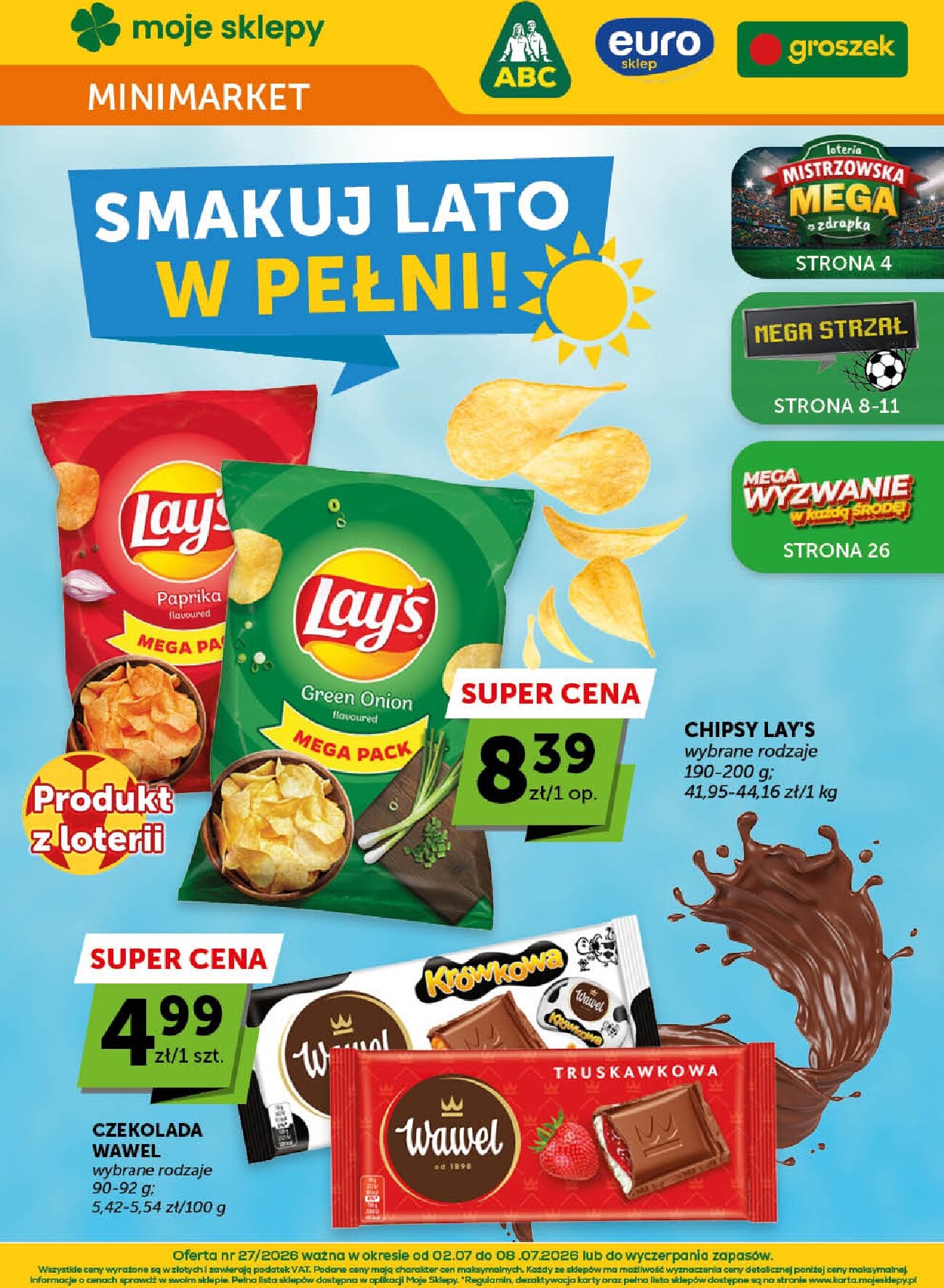 groszek - Aktualna gazetka Groszek - Minimarket ważna od 02.07.2026 do 08.07.2026