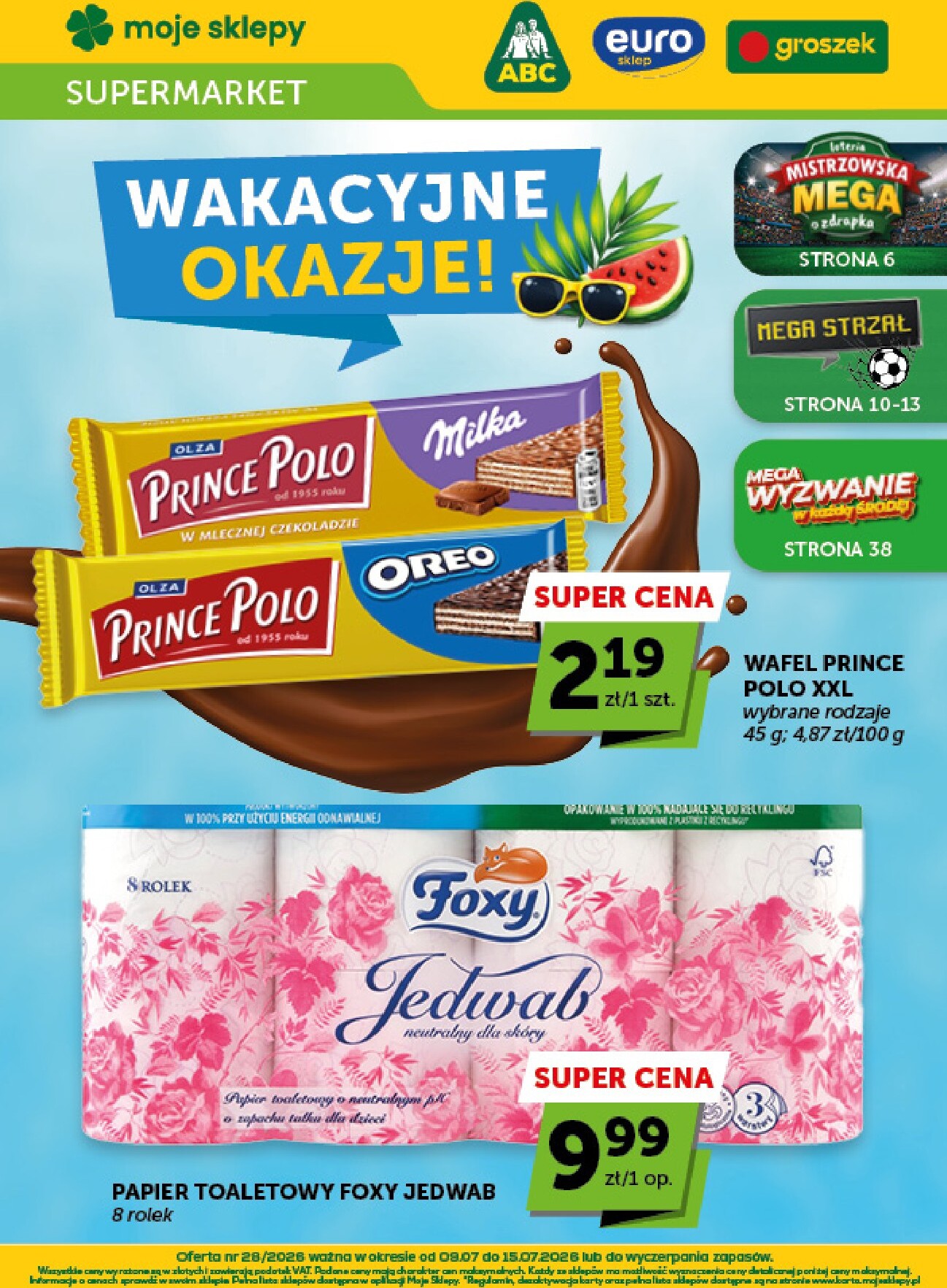 groszek - Nowa gazetka Groszek - Supermarket ważna od 09.07.2026 do 15.07.2026