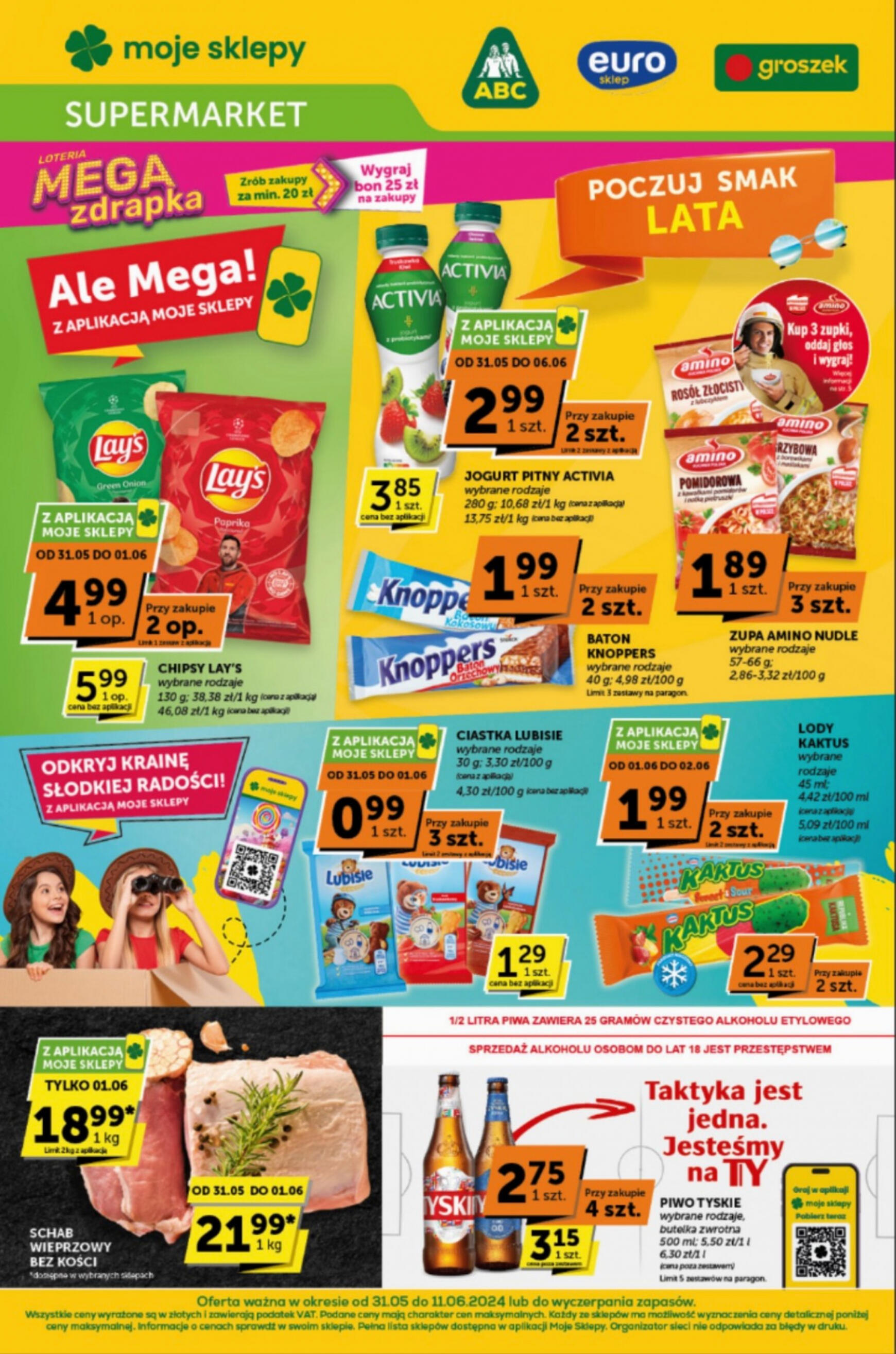 groszek - Groszek - Supermarket gazetka aktualna ważna od 31.05. - 11.06.