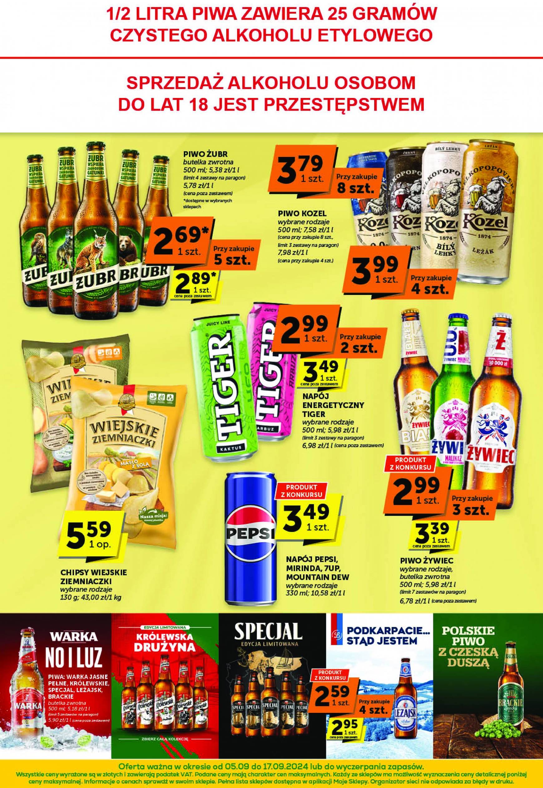 groszek - Aktualna Groszek Minimarket gazetka ważna od 05.09. - 17.09. - page: 4