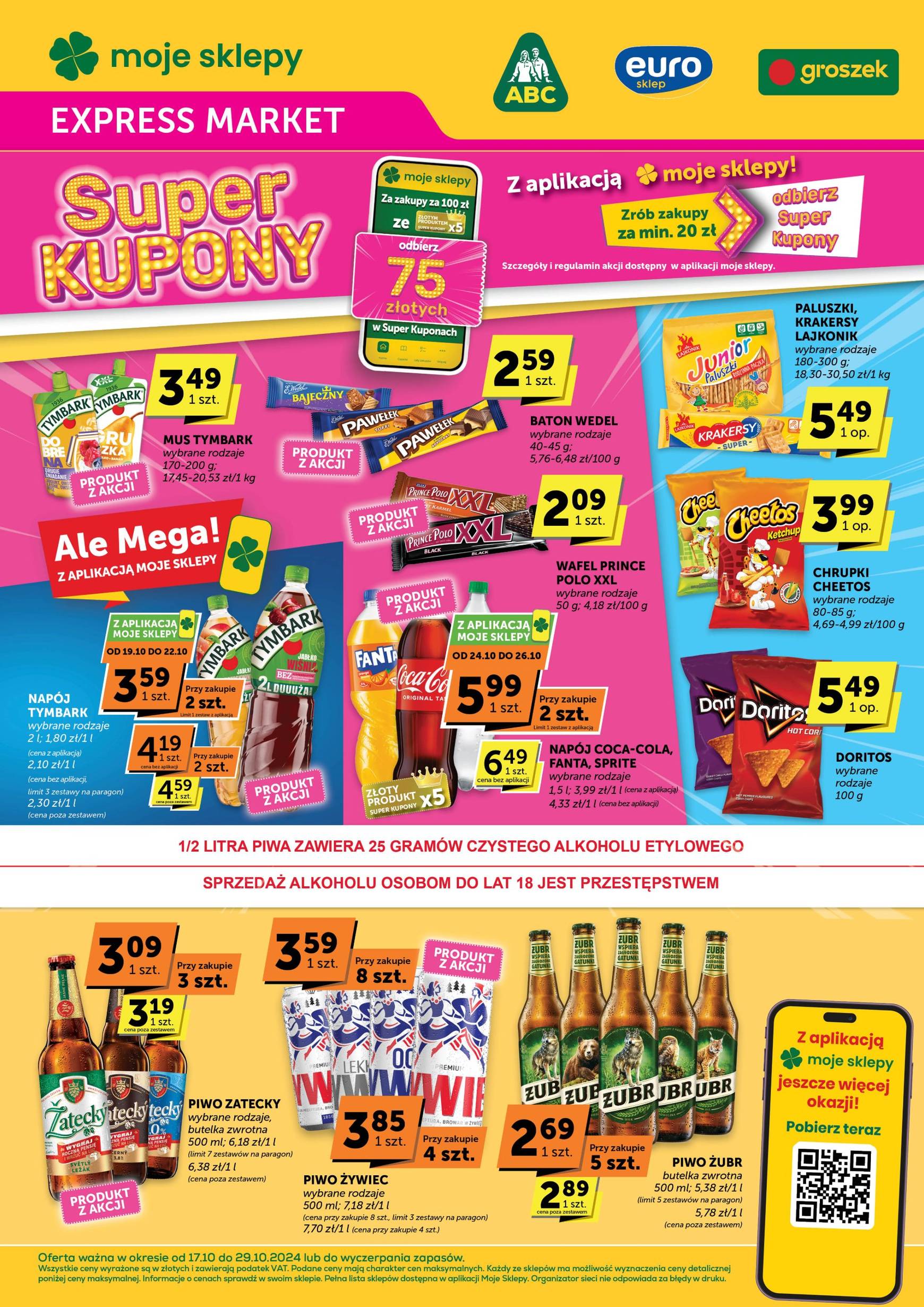 groszek - Groszek Express Market gazetka ważna od 17.10. - 29.10.