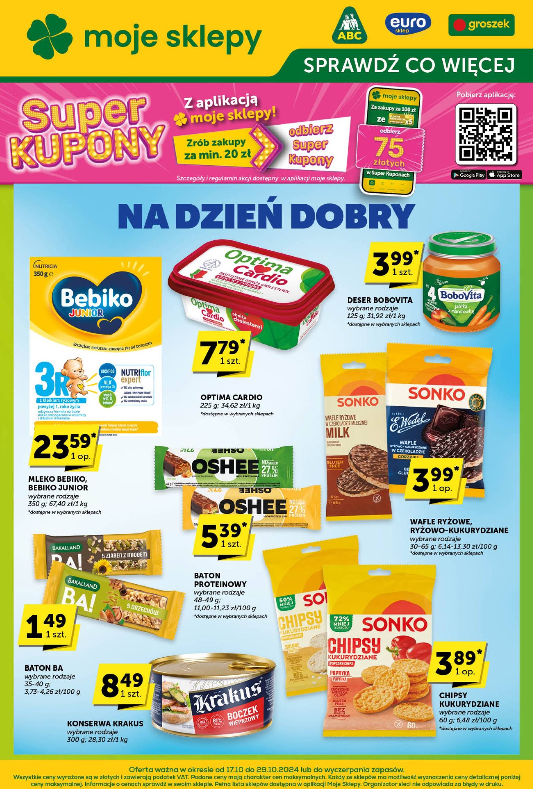 groszek - Groszek - Sprawdz co wiecej gazetka ważna od 17.10. - 29.10. - page: 1