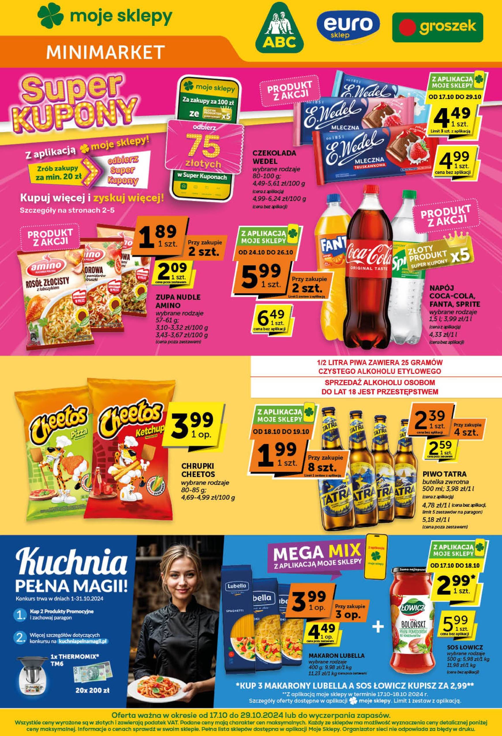 groszek - Groszek Minimarket gazetka ważna od 17.10. - 29.10.