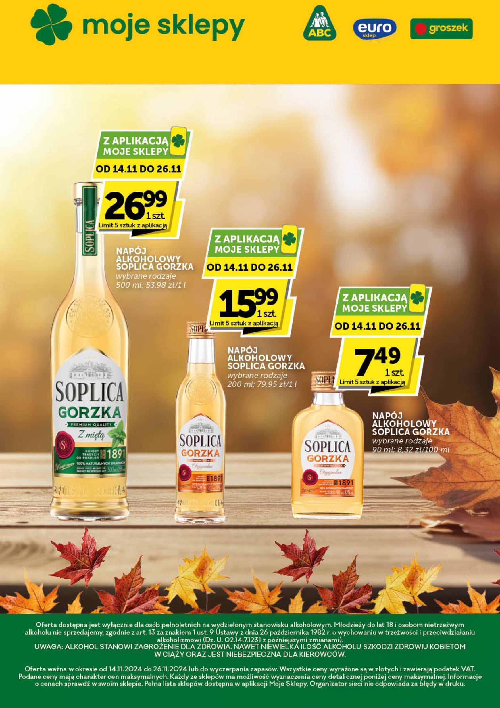 groszek - Groszek - Katalog alkoholowy gazetka ważna od 14.11. - 26.11.