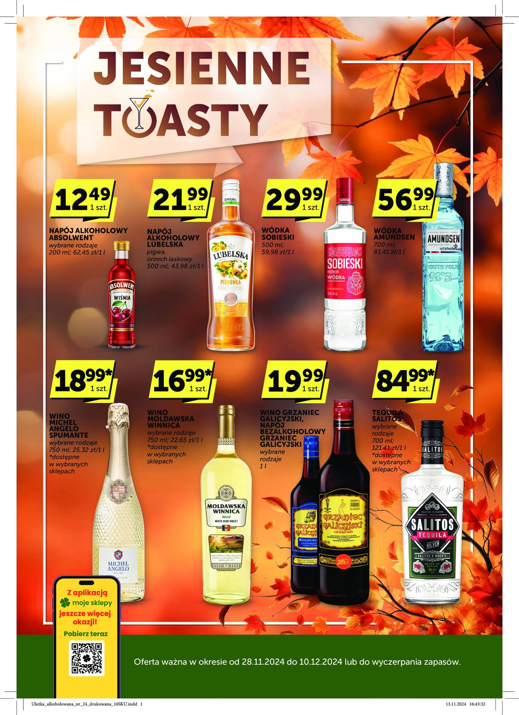 groszek - Groszek - Jesienne Toasty gazetka ważna od 28.11. - 10.12.