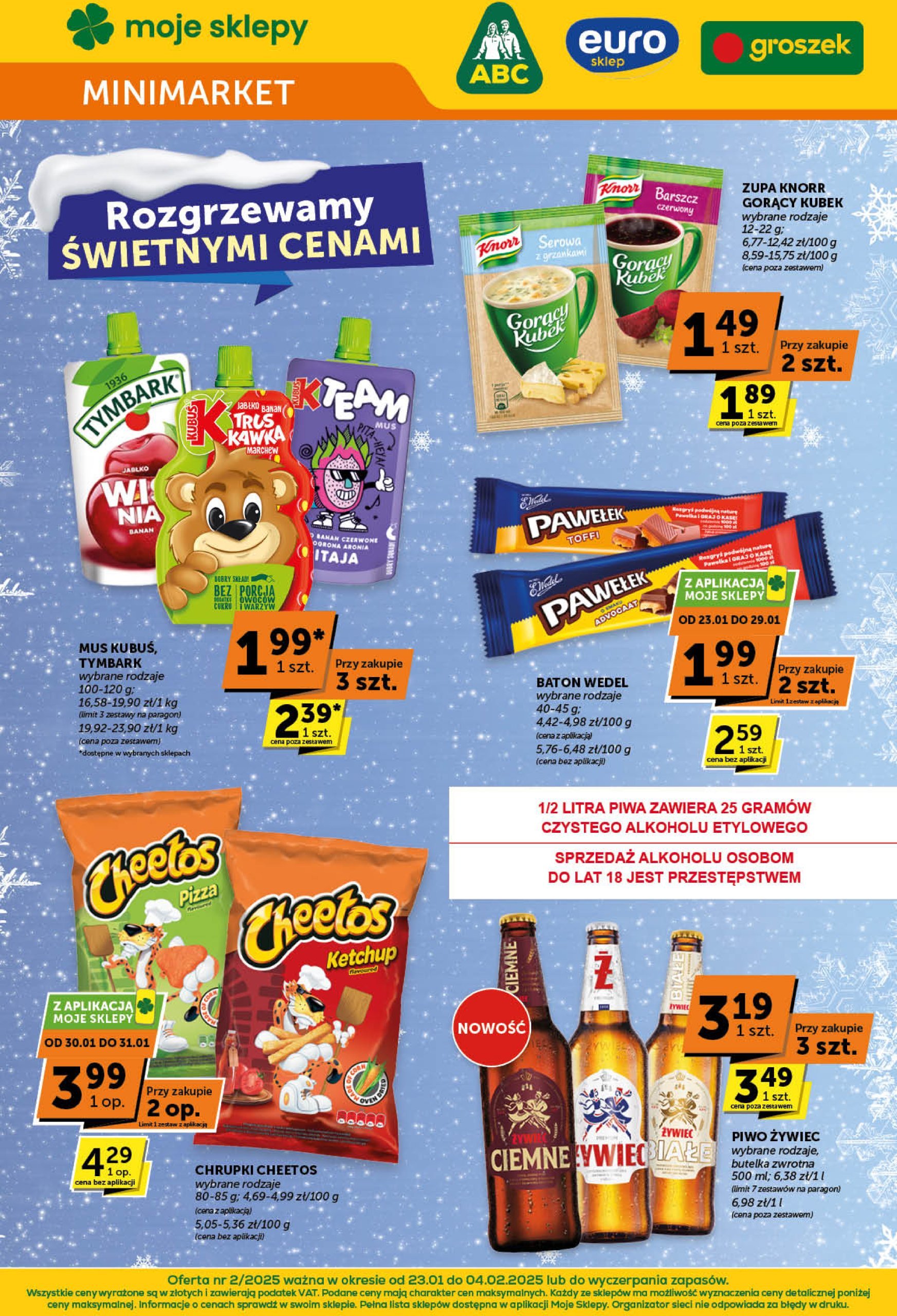 groszek - Groszek Minimarket gazetka ważna od 23.01. - 04.02.