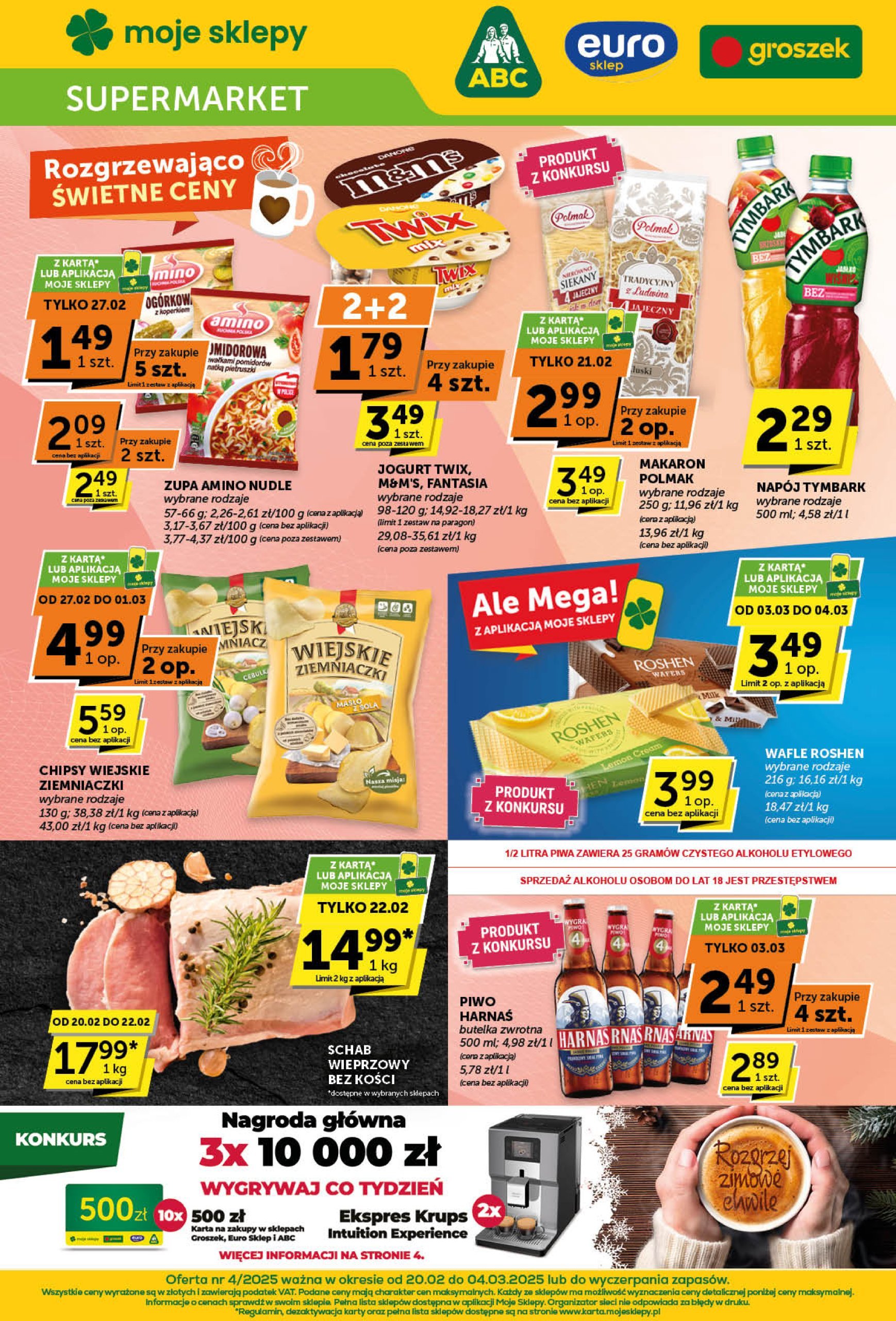 groszek - Groszek Supermarket gazetka ważna od 20.02. - 04.03.