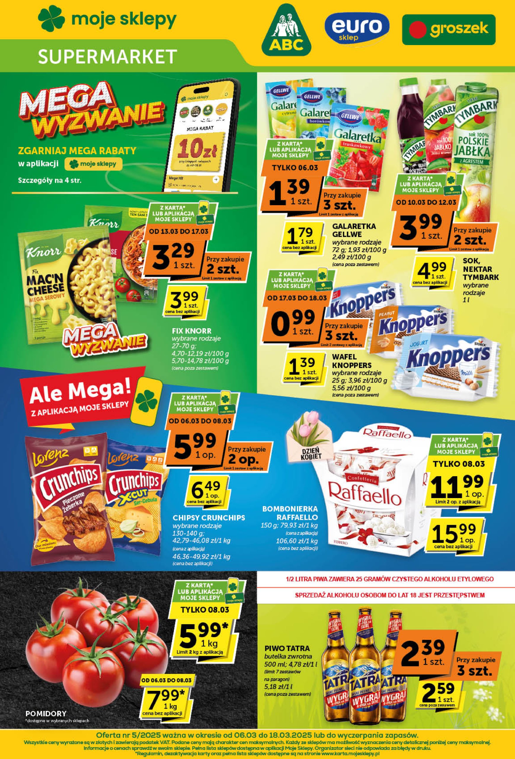 groszek - Groszek Supermarket gazetka ważna od 06.03. - 18.03.