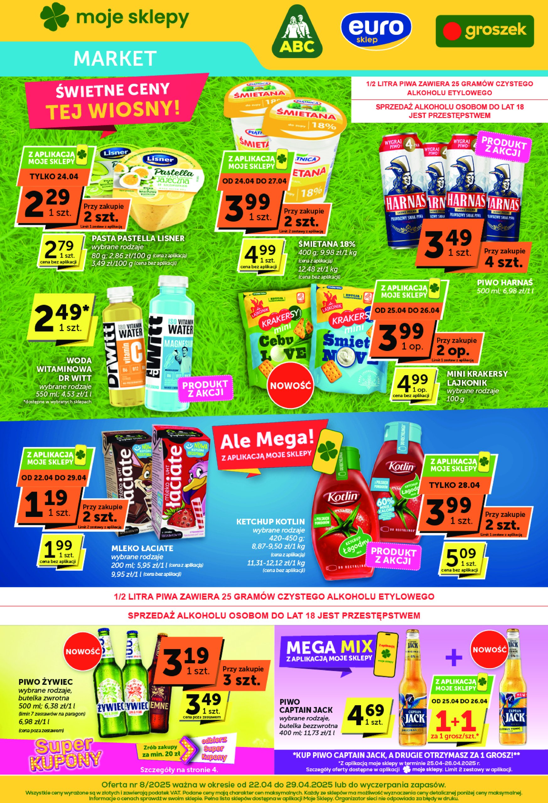 groszek - Groszek Market gazetka ważna od 22.04. - 29.04.