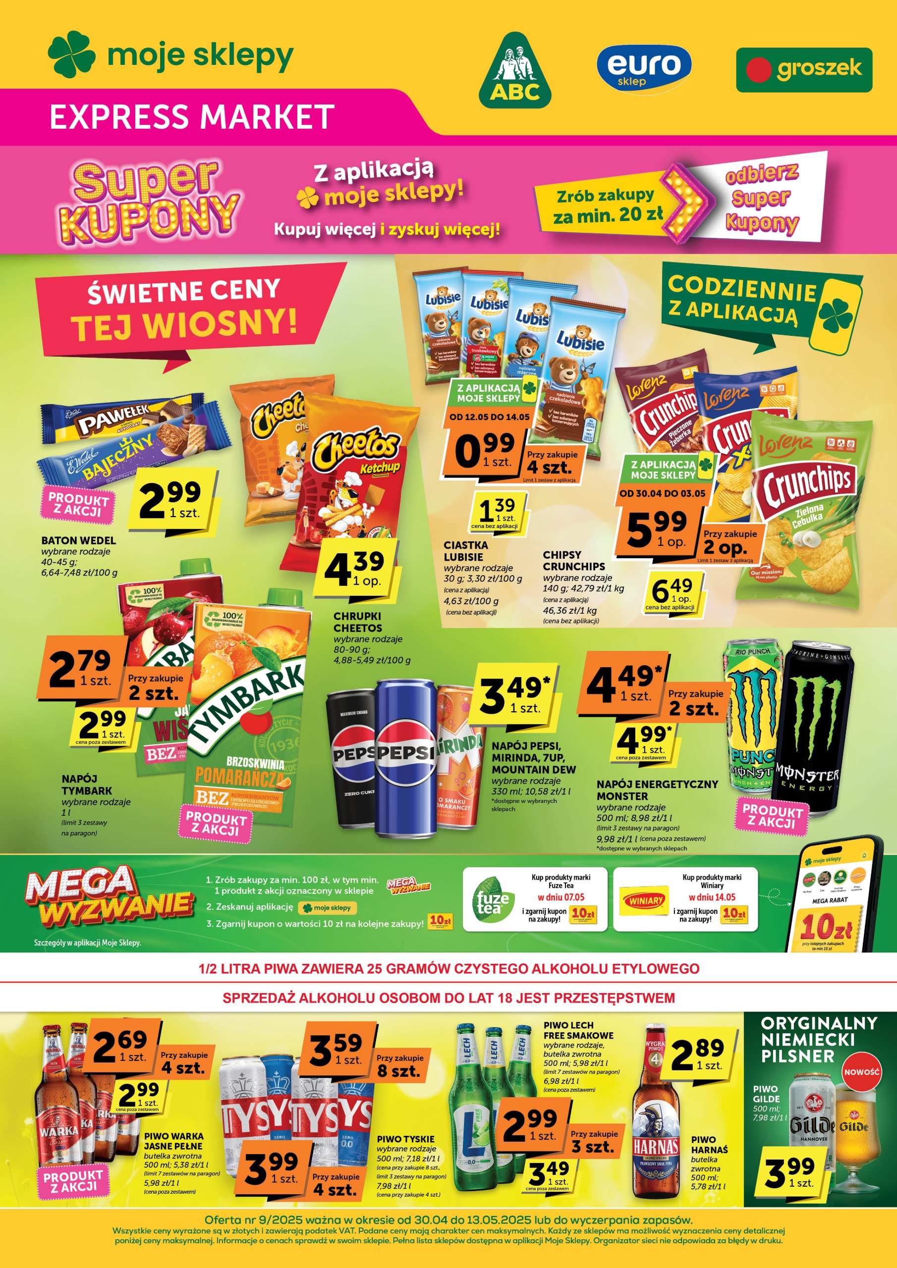 groszek - Groszek Express Market gazetka ważna od 30.04. - 13.05.