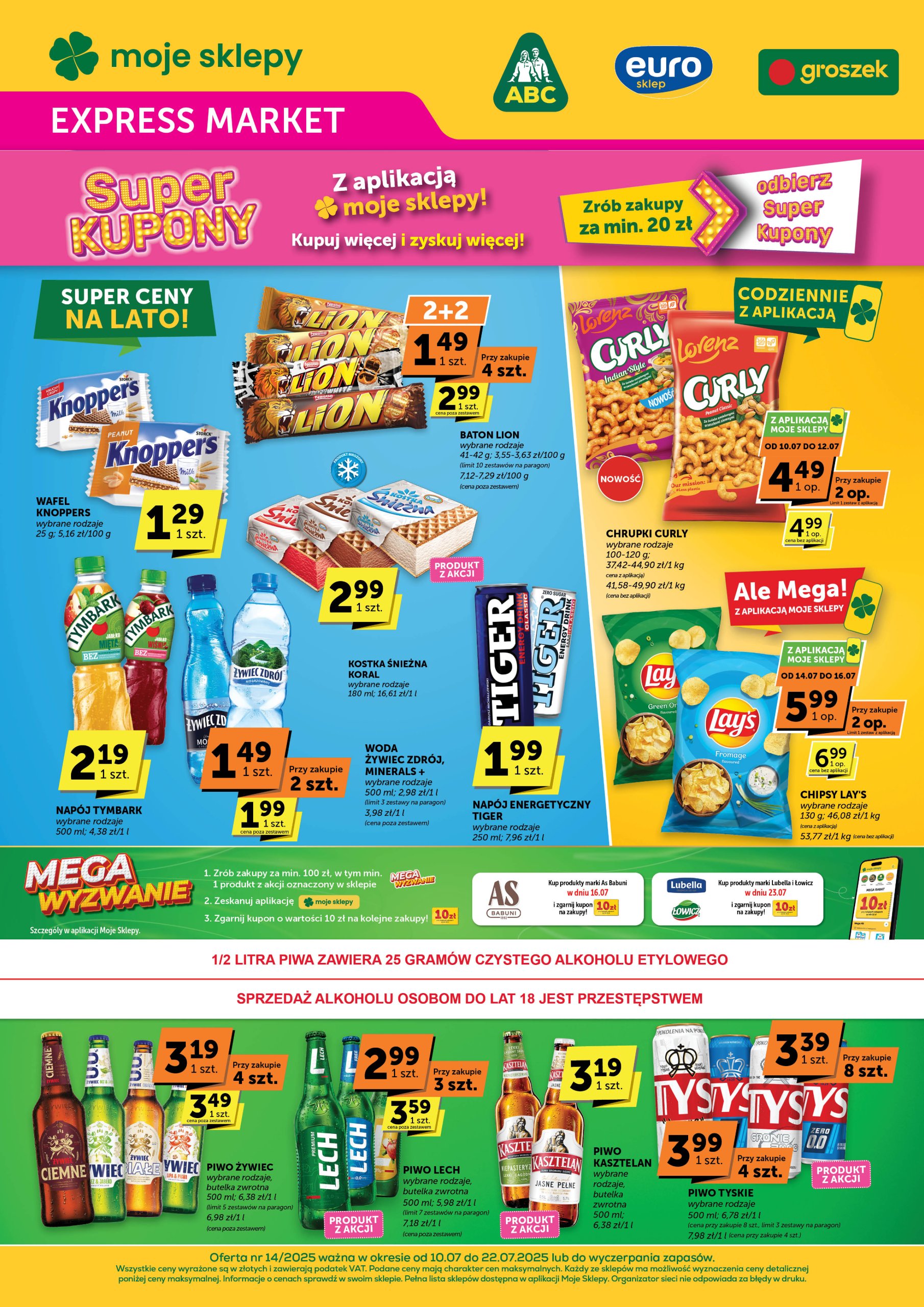 groszek - Gazetka Groszek Express Market ważna od 10.07. - 22.07.