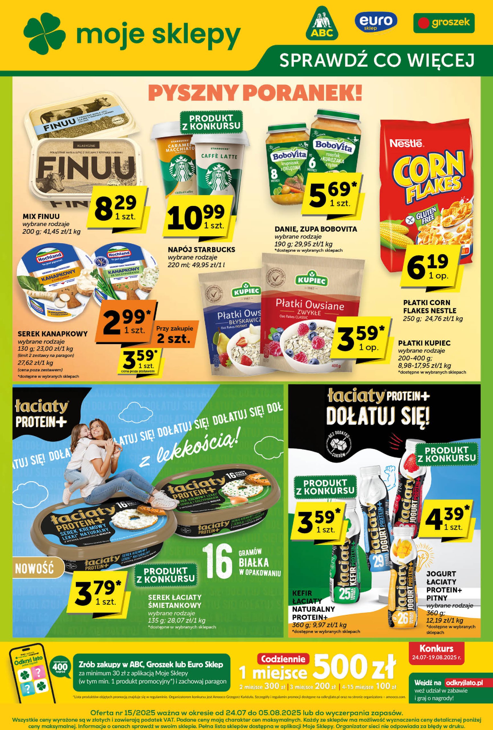 groszek - Gazetka Groszek - Sprawdź, co więcej ważna od 24.07. - 05.08.