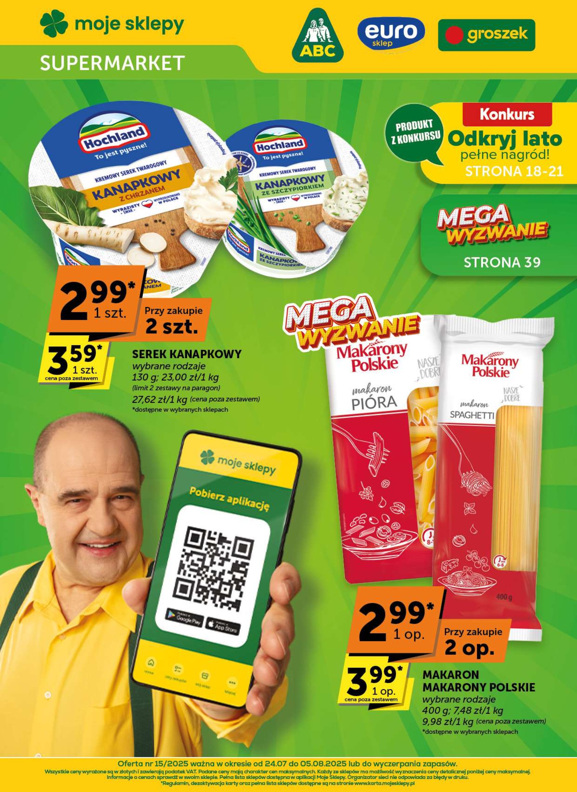 groszek - Gazetka Groszek - Supermarket ważna od 24.07. - 05.08.